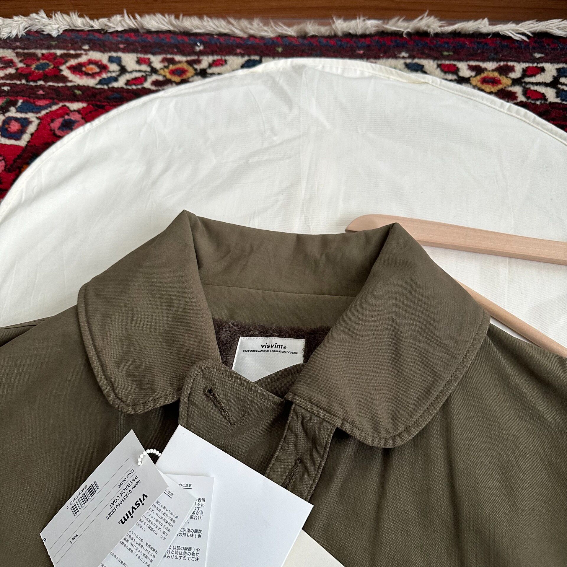 VISVIM 23SS Payback Mud-Dyed Coat — back