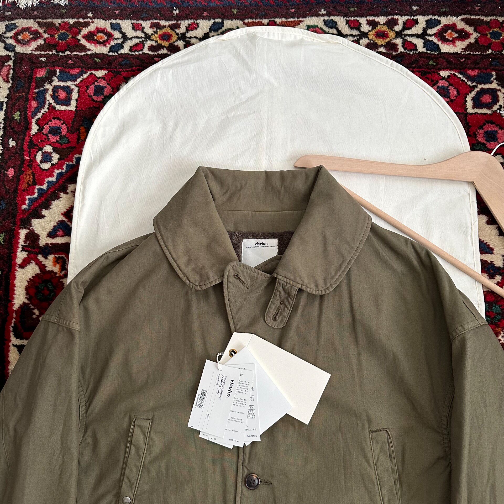 VISVIM 23SS Payback Mud-Dyed Coat — detail
