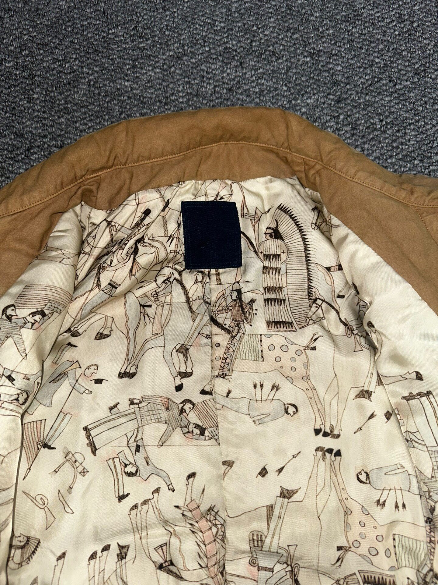Visvim 25AW ICT Brown Coverall Jacket — back