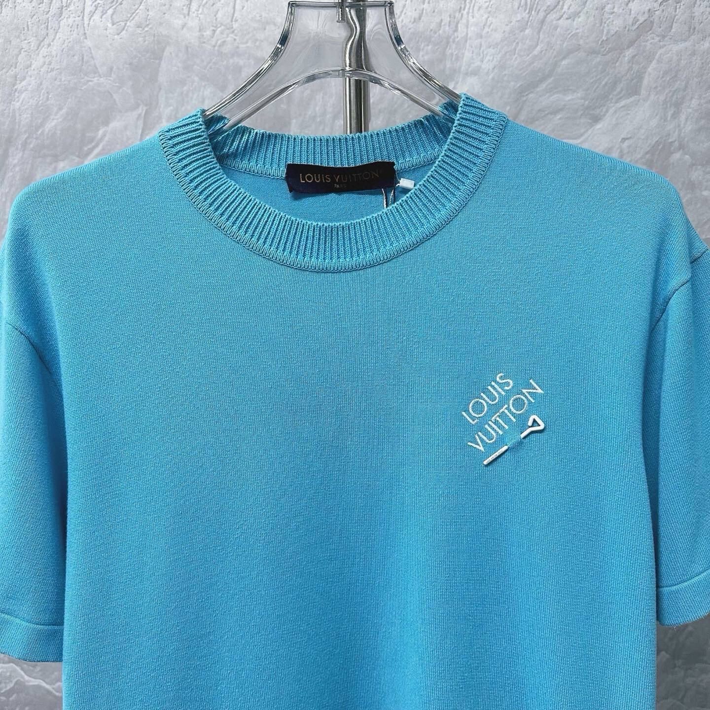 Louis Vuitton Short Sleeve Knit Tee — detail