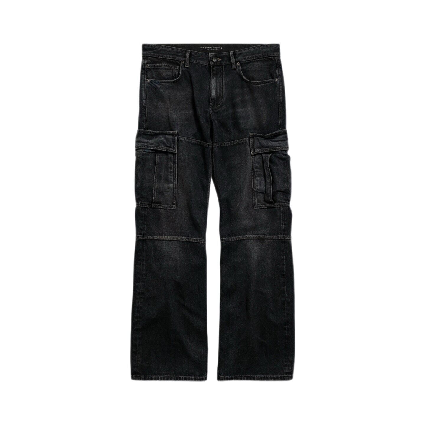 Balenciaga Distressed Denim Cargo Pants