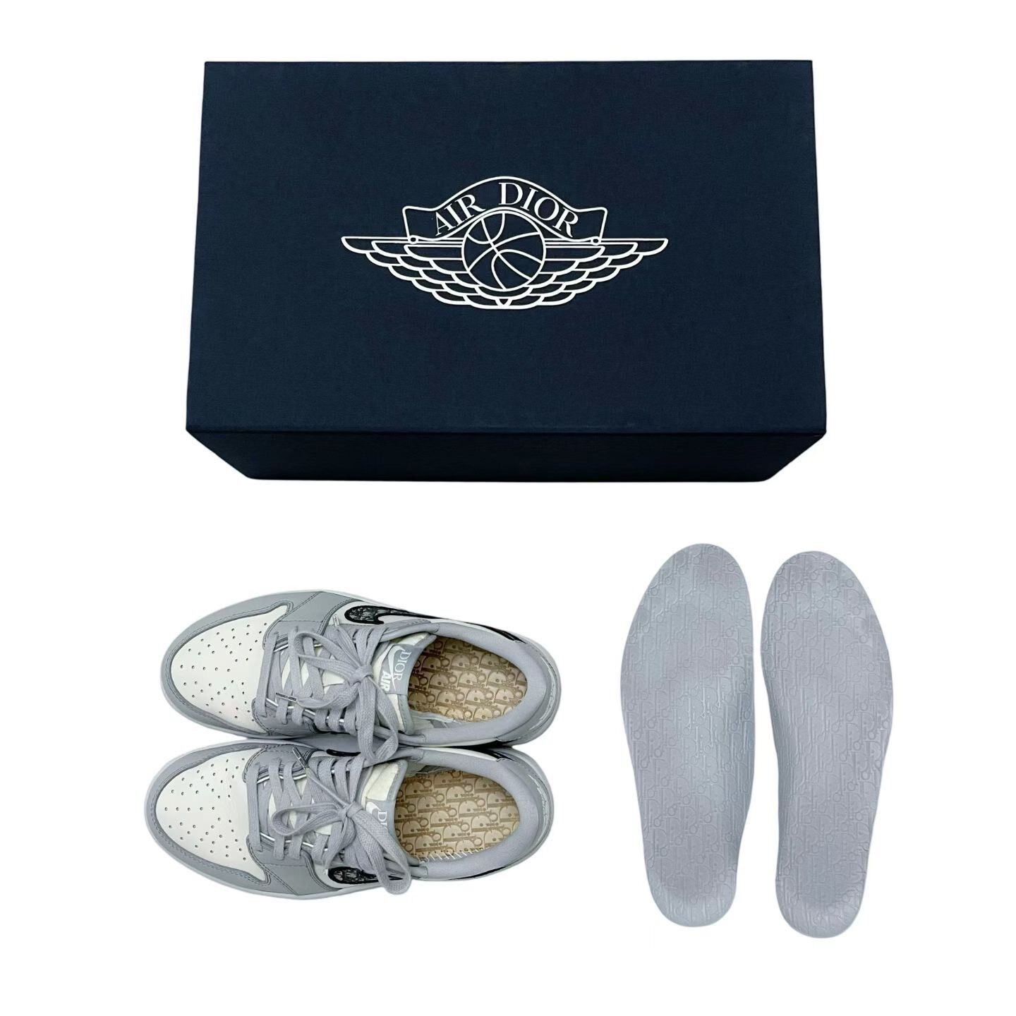 Dior x Air Jordan 1 Low Sneakers — front