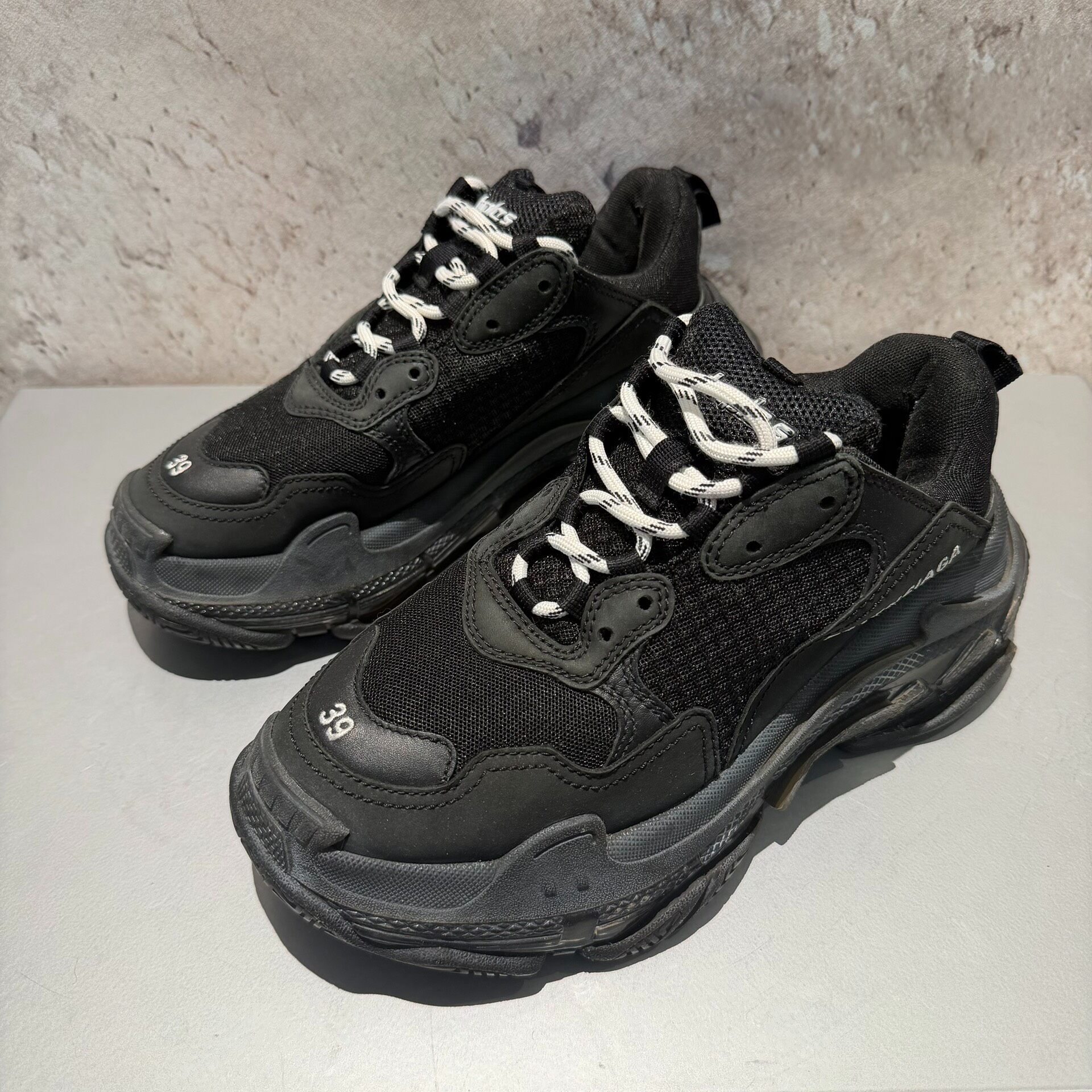 Balenciaga Triple S Black Sneakers