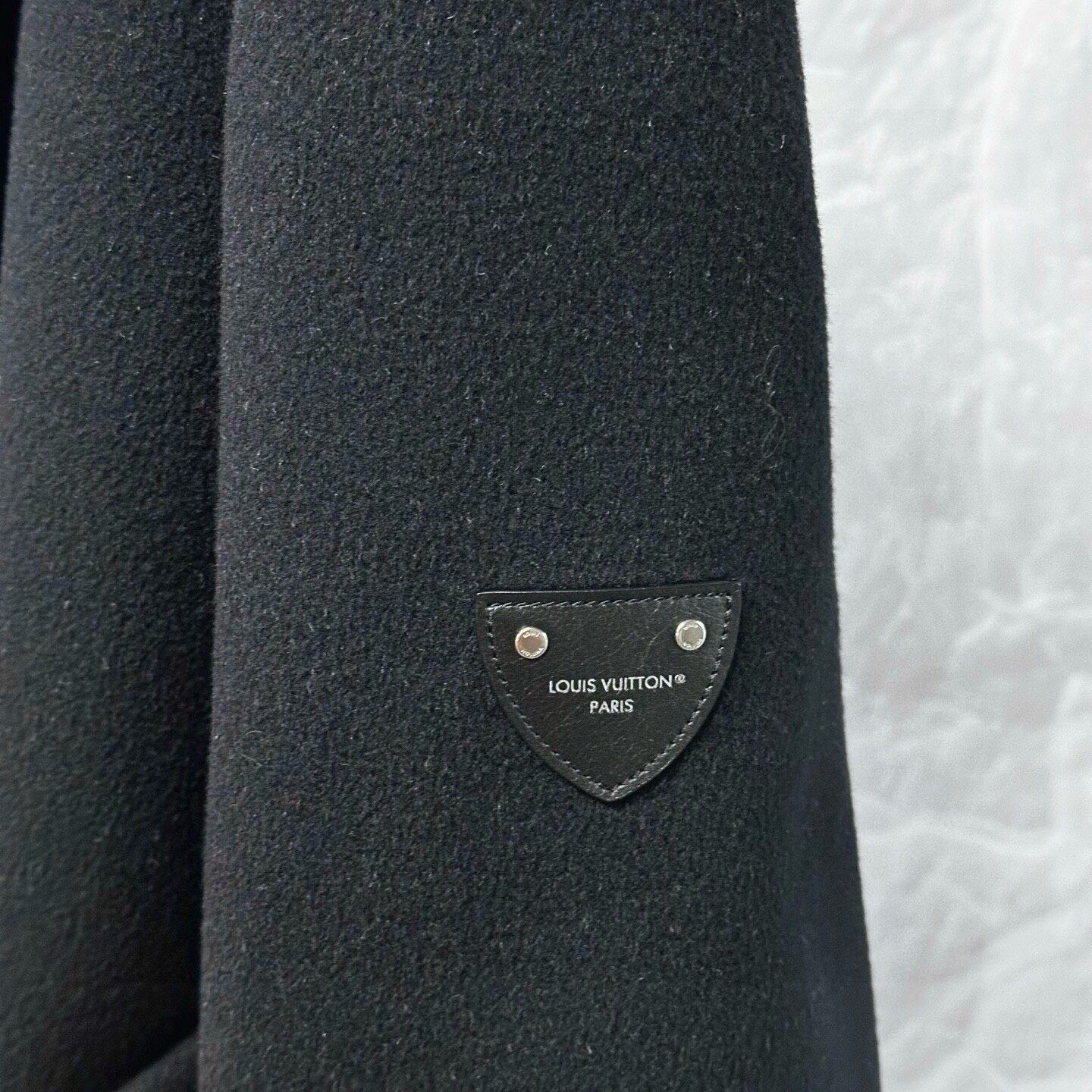 Louis Vuitton Wool Hooded Monogram Coat — back