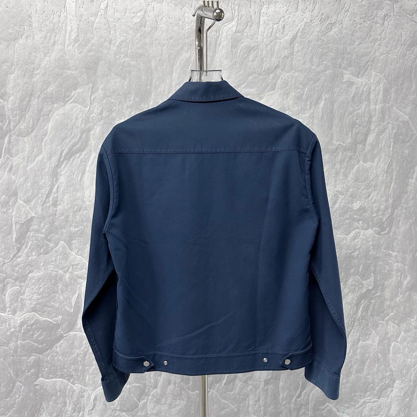 Dior x Stussy Navy Zip Jacket — back