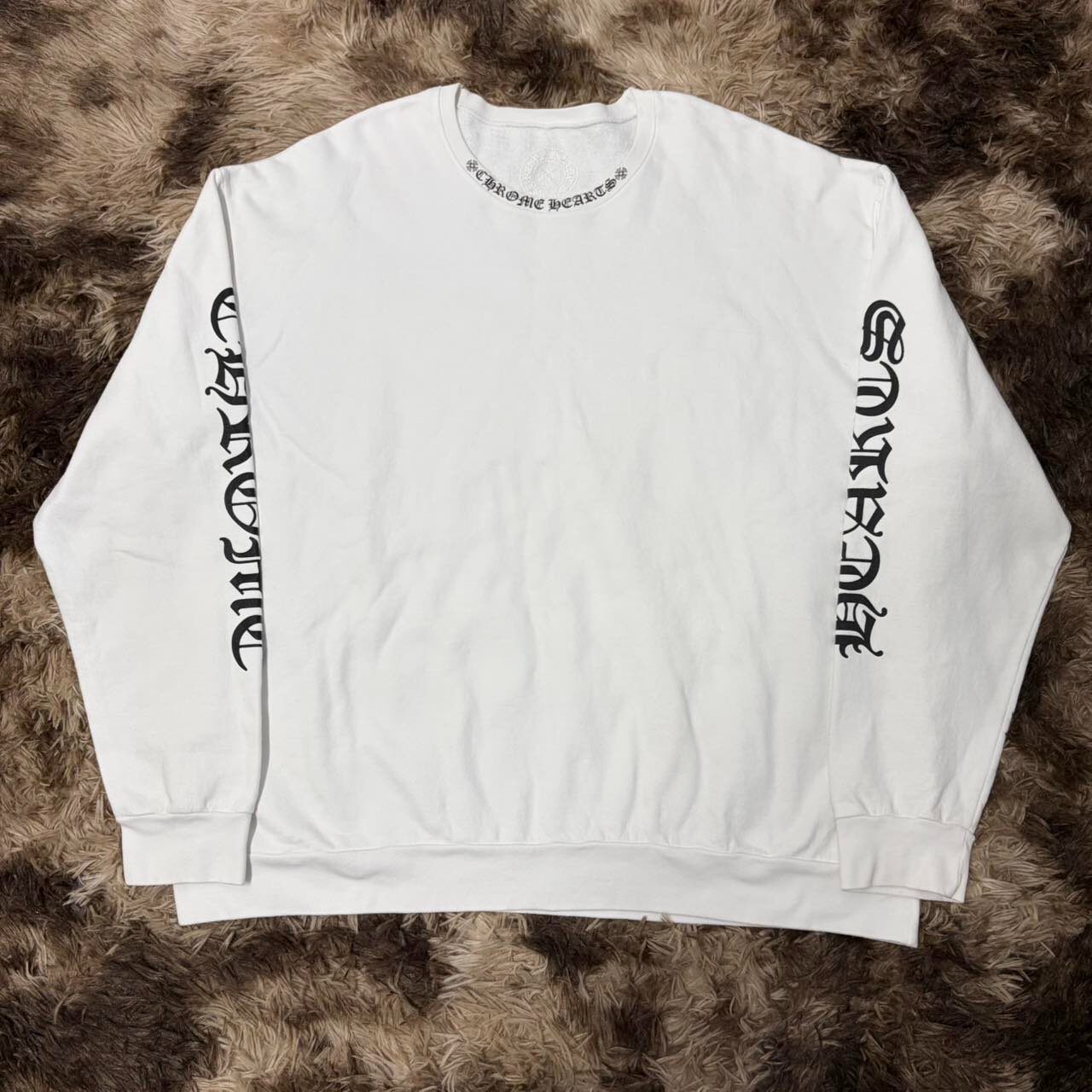 Chrome Hearts White Long-Sleeve Sweatshirt