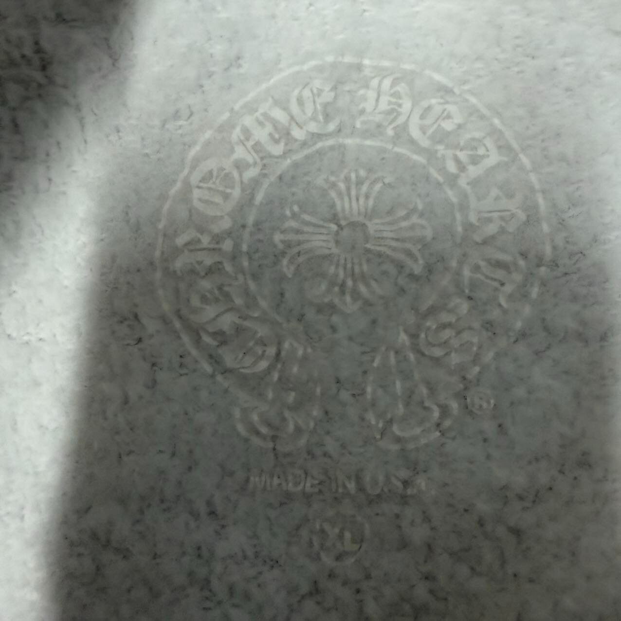 Chrome Hearts White Long-Sleeve Sweatshirt — detail