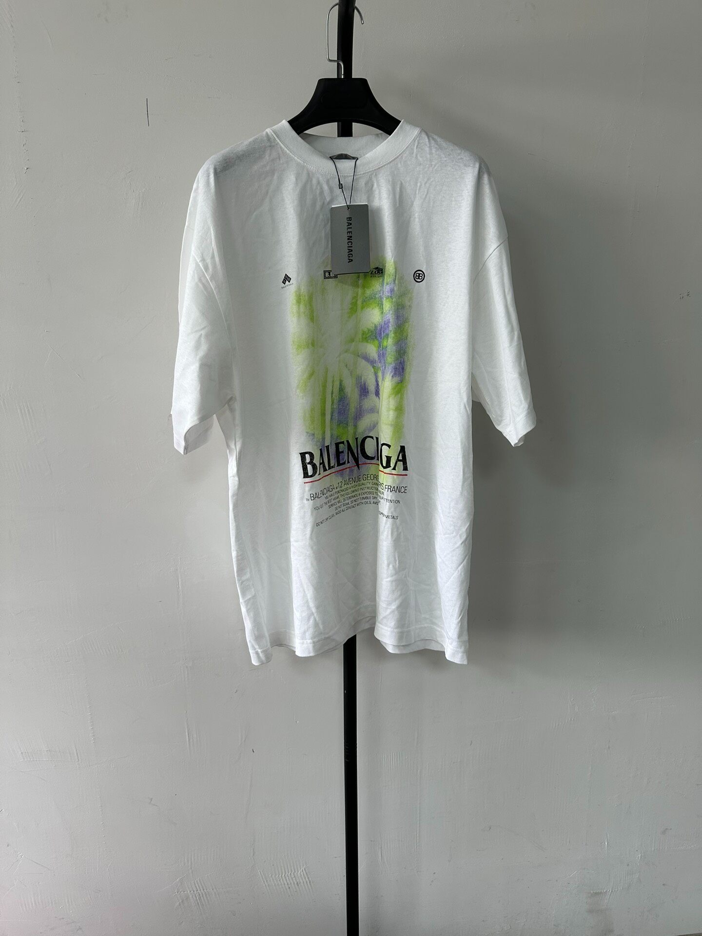 Balenciaga Men’s Graphic Print T-Shirt
