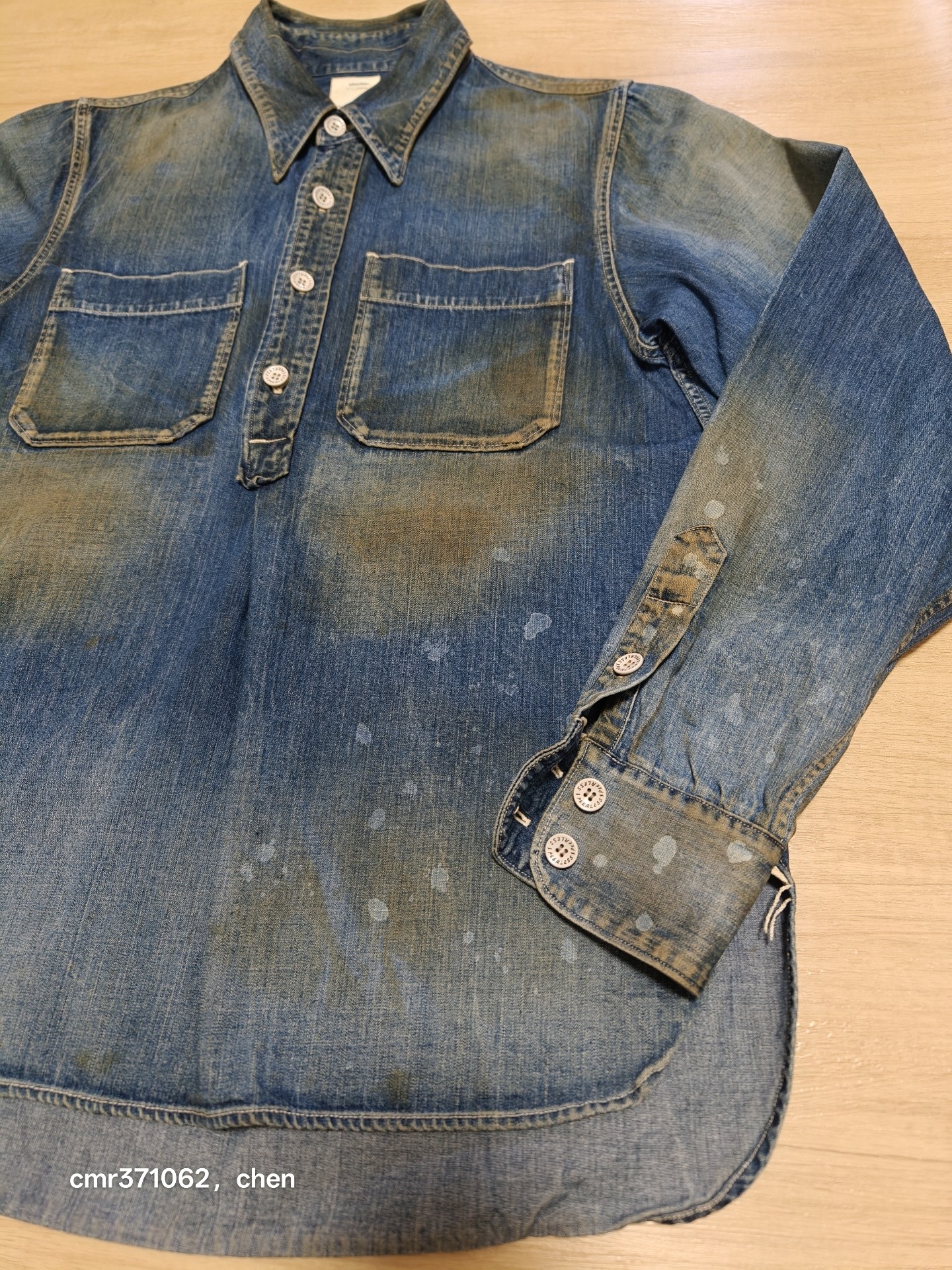 VISVIM 18AW Alpha Dry Shirt — detail
