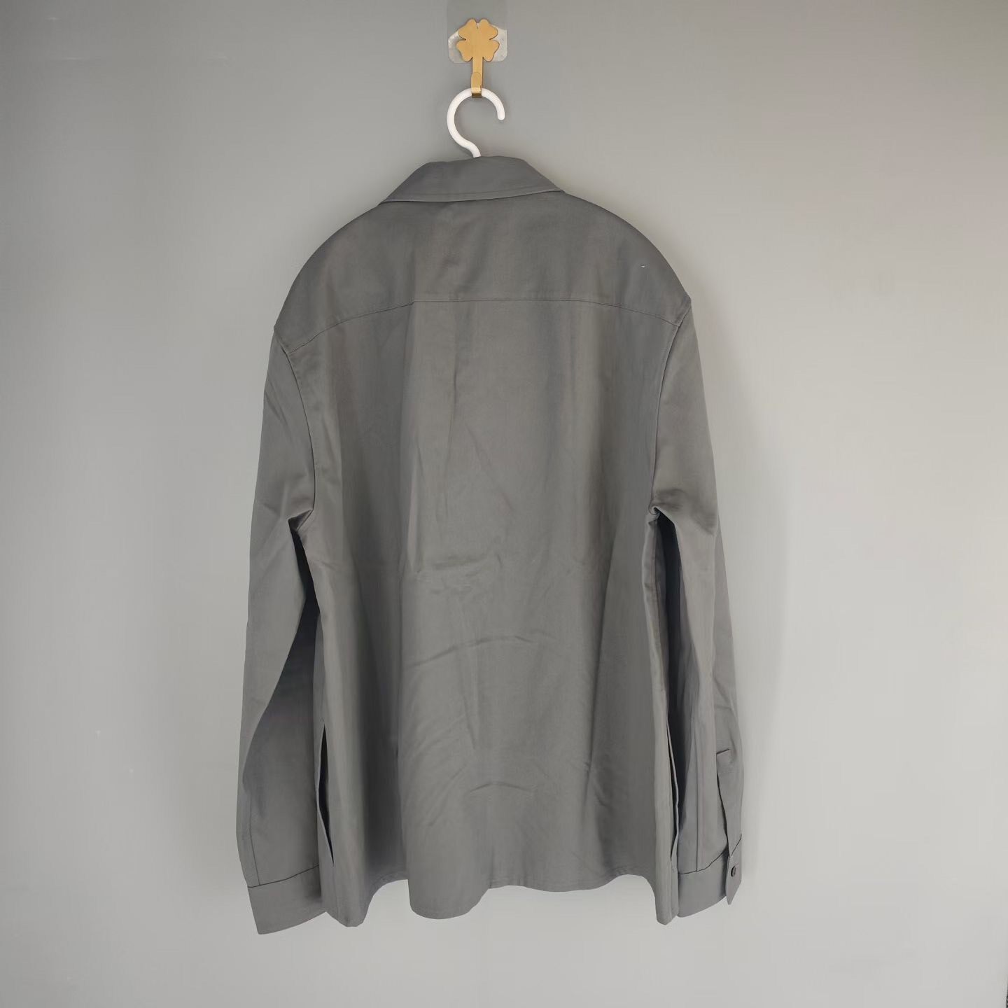 Dior SS26 Grey Zip-Up Jacket — front