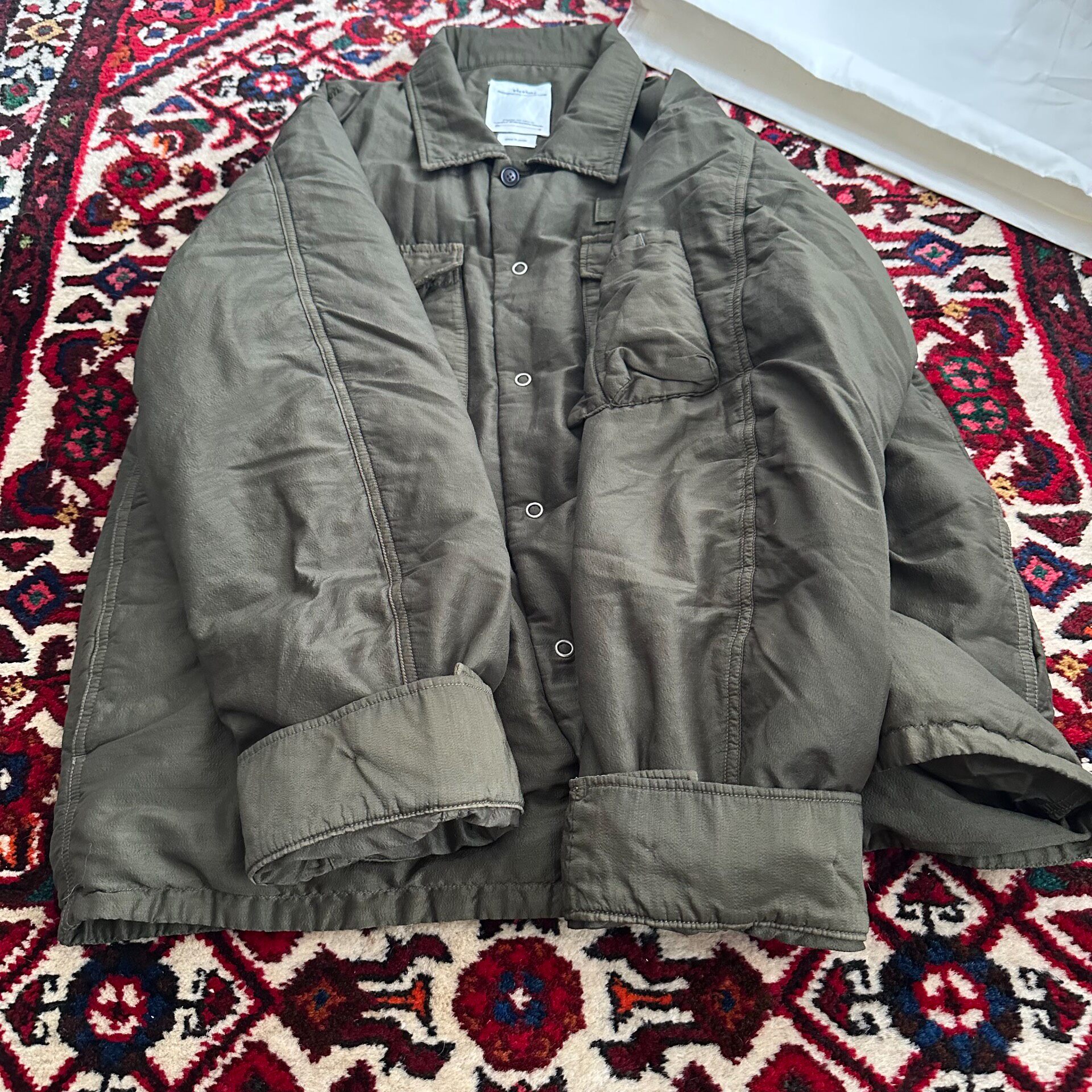 Visvim 23AW Heli Crew Down Shirt Jacket — back