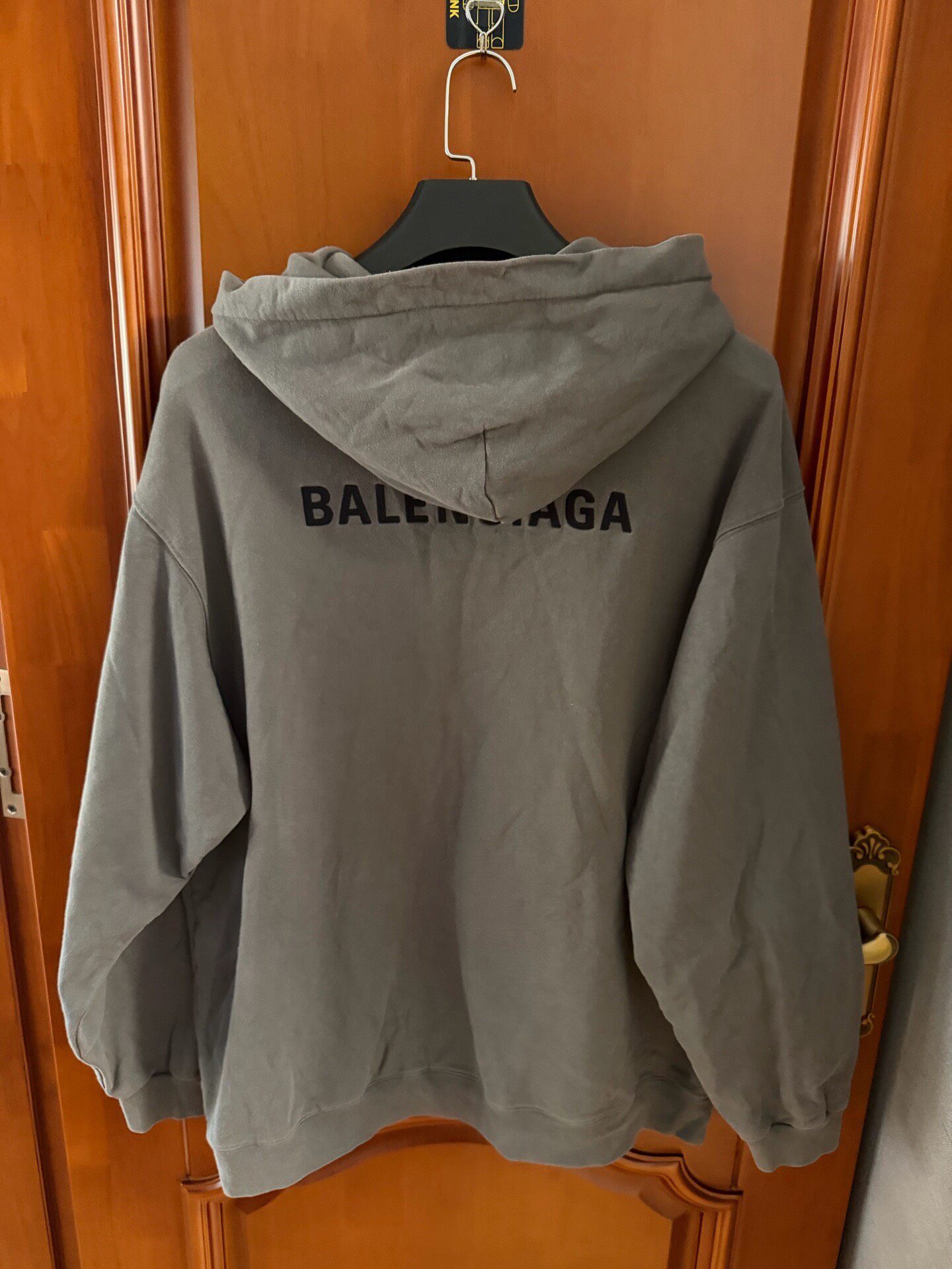 Balenciaga Gray Hoodie Size M New With Tags — front