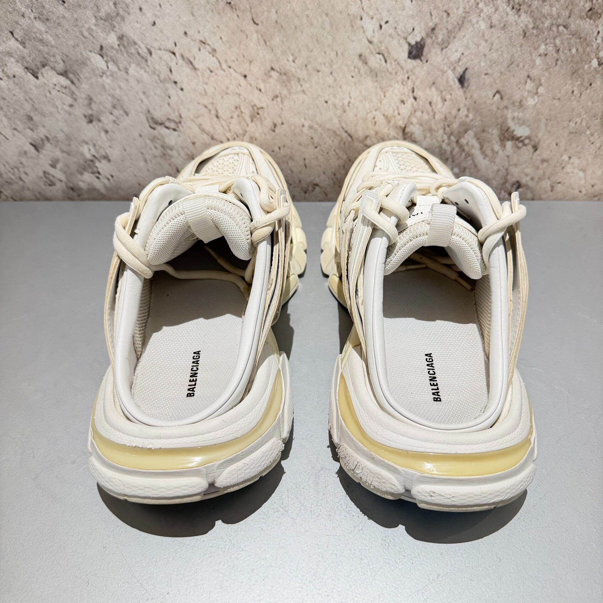 Balenciaga Track Mule Sneakers — label