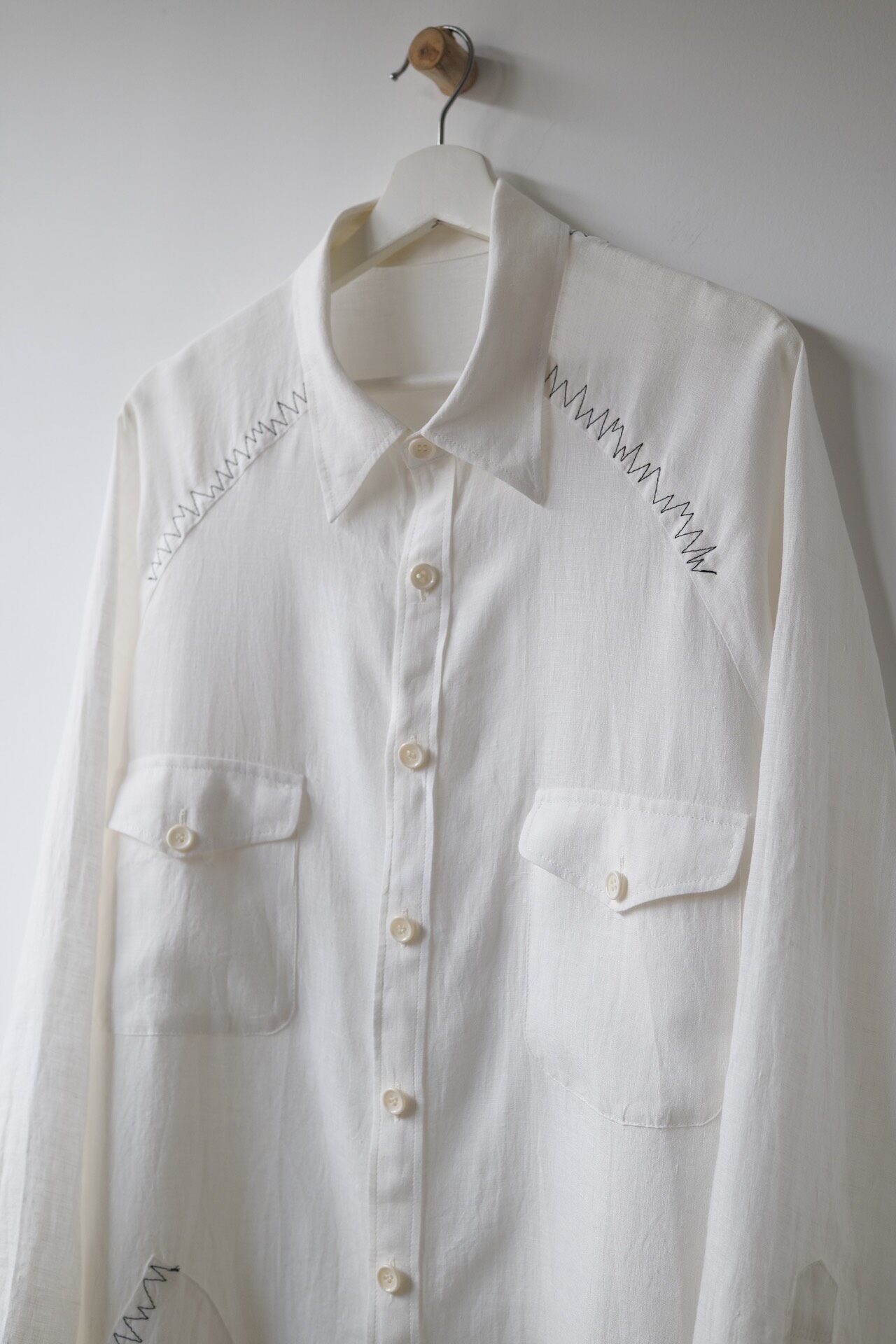 Yohji Yamamoto 24SS Linen Shirt — front