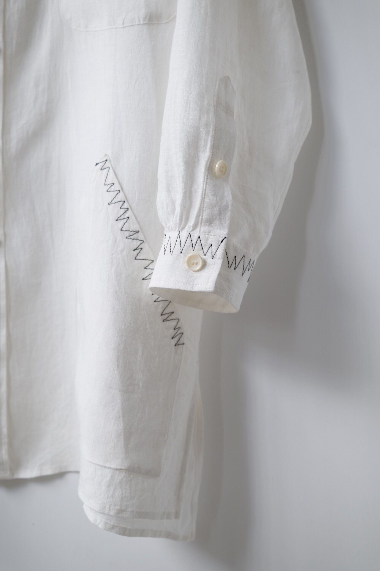 Yohji Yamamoto 24SS Linen Shirt — label