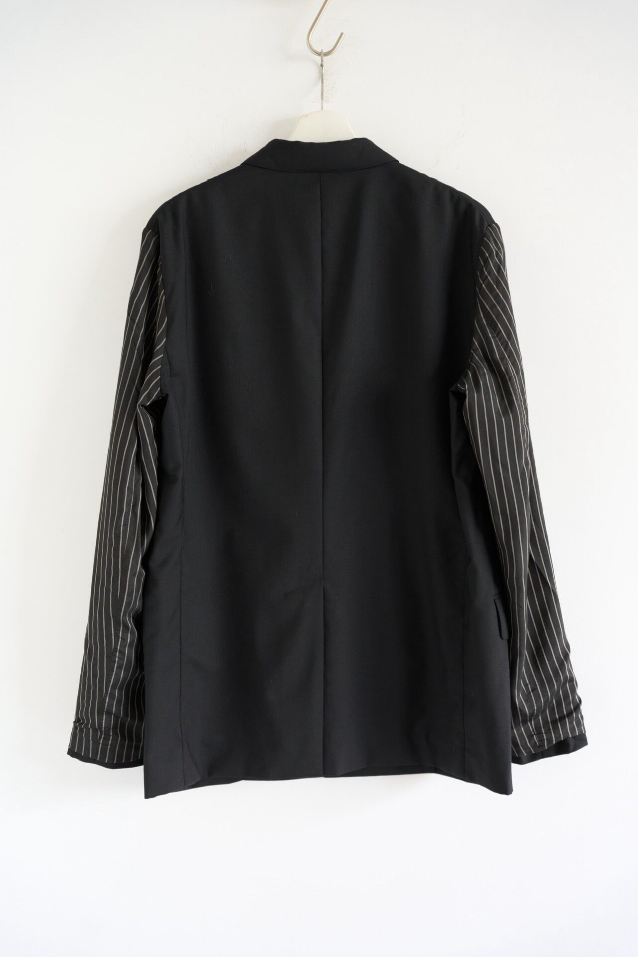 Marni 14AW Striped Sleeve Wool Blazer — front
