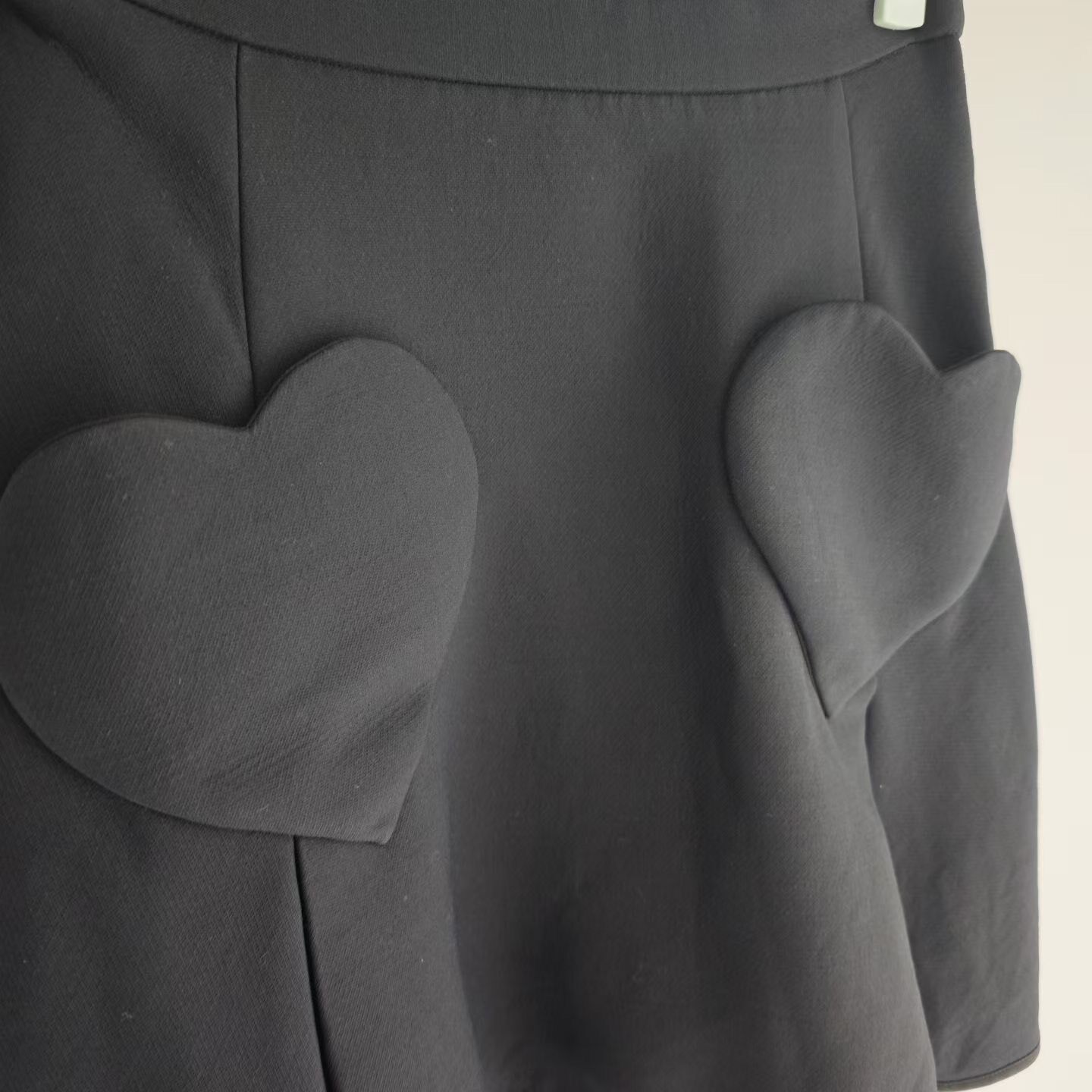Dior Heart Design A-Line Mini Skirt — detail