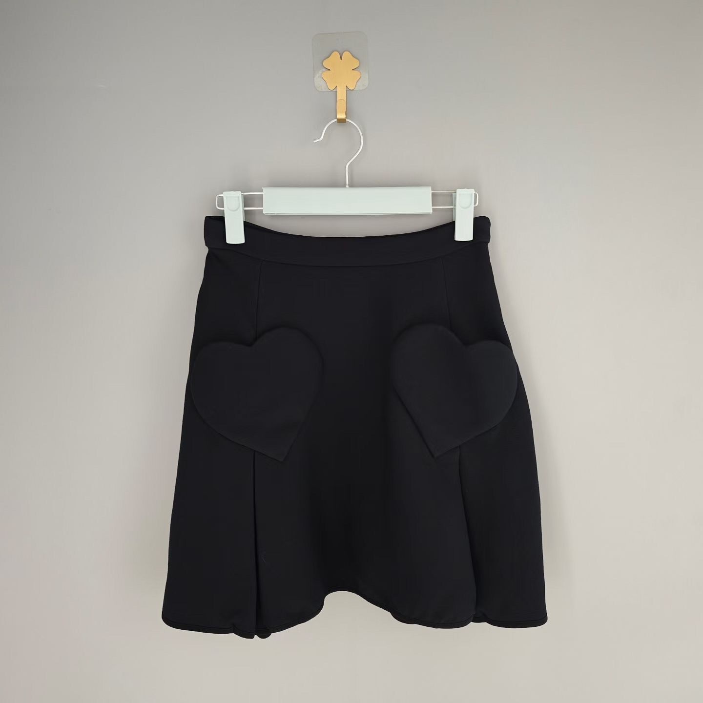 Dior Heart Design A-Line Mini Skirt