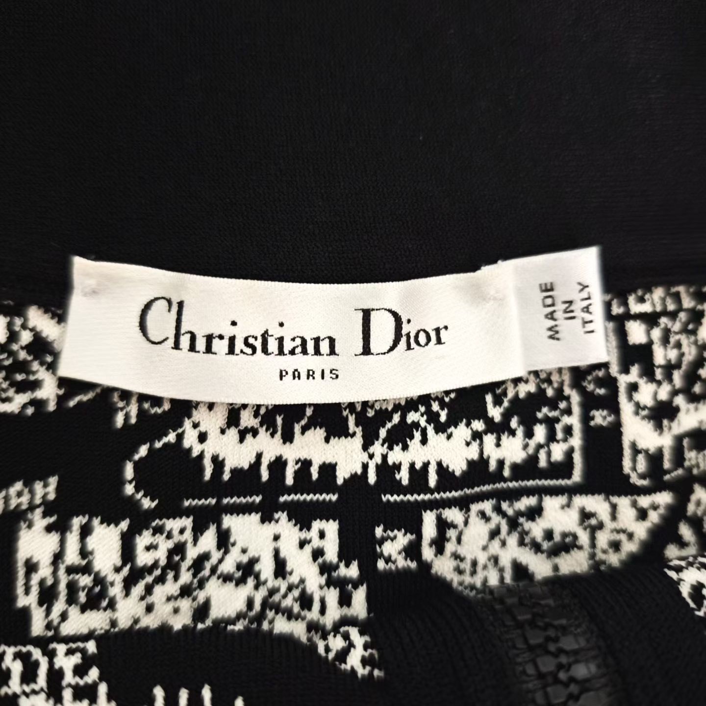 Dior Paris Map Print Mini Skirt — back