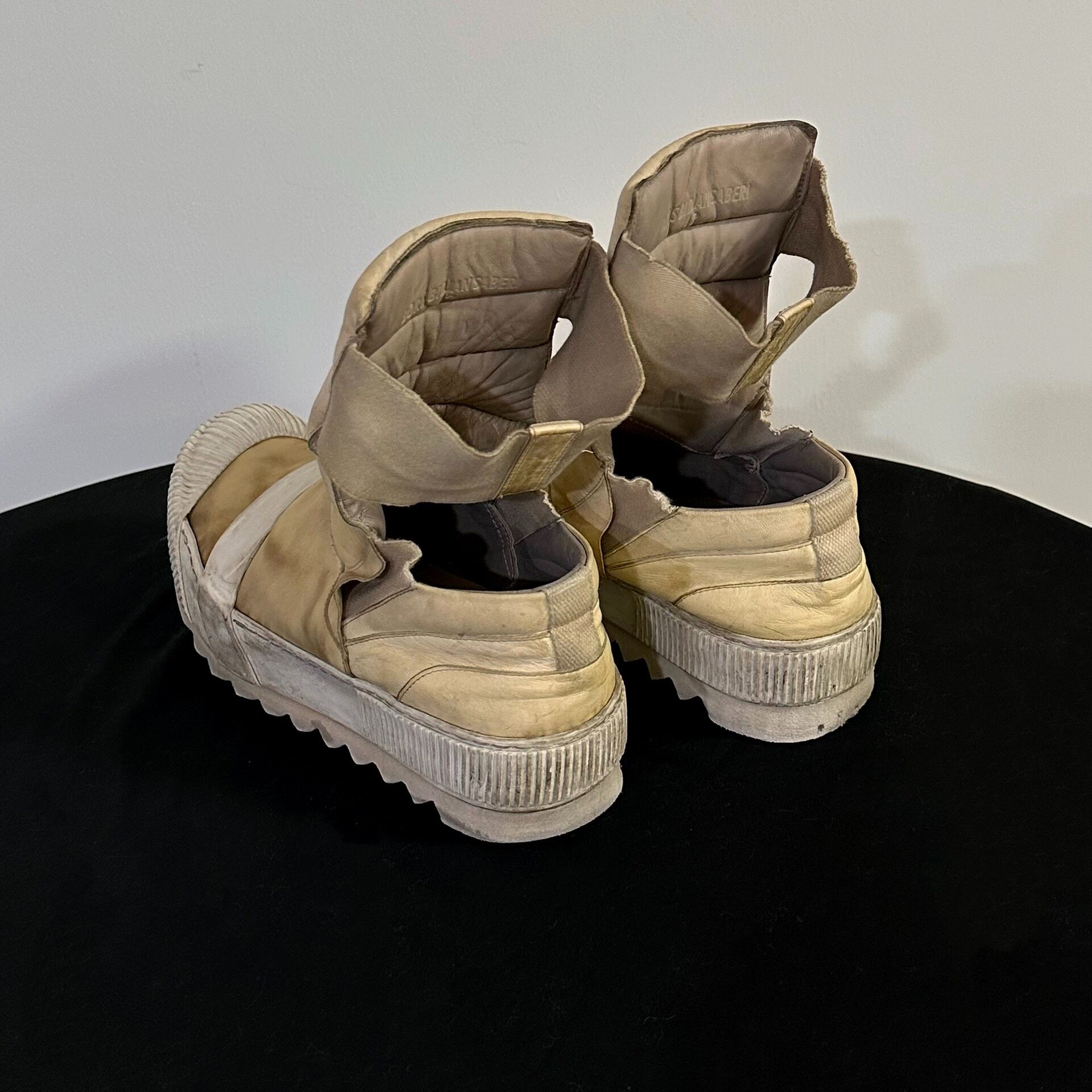Boris Bidjan Saberi Mid-Top Sneakers — back