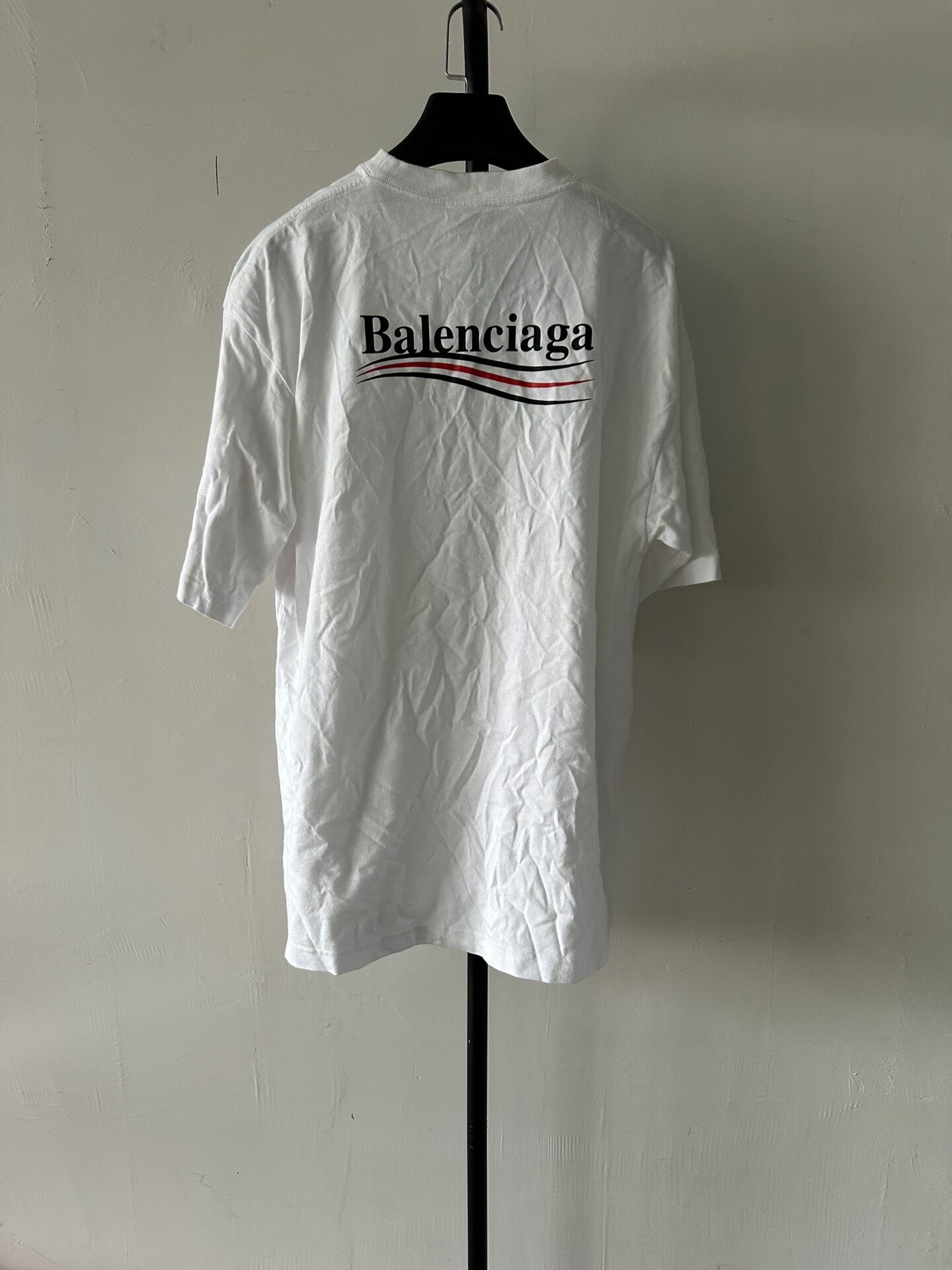 Balenciaga Women’s White Short-Sleeve T-Shirt — front