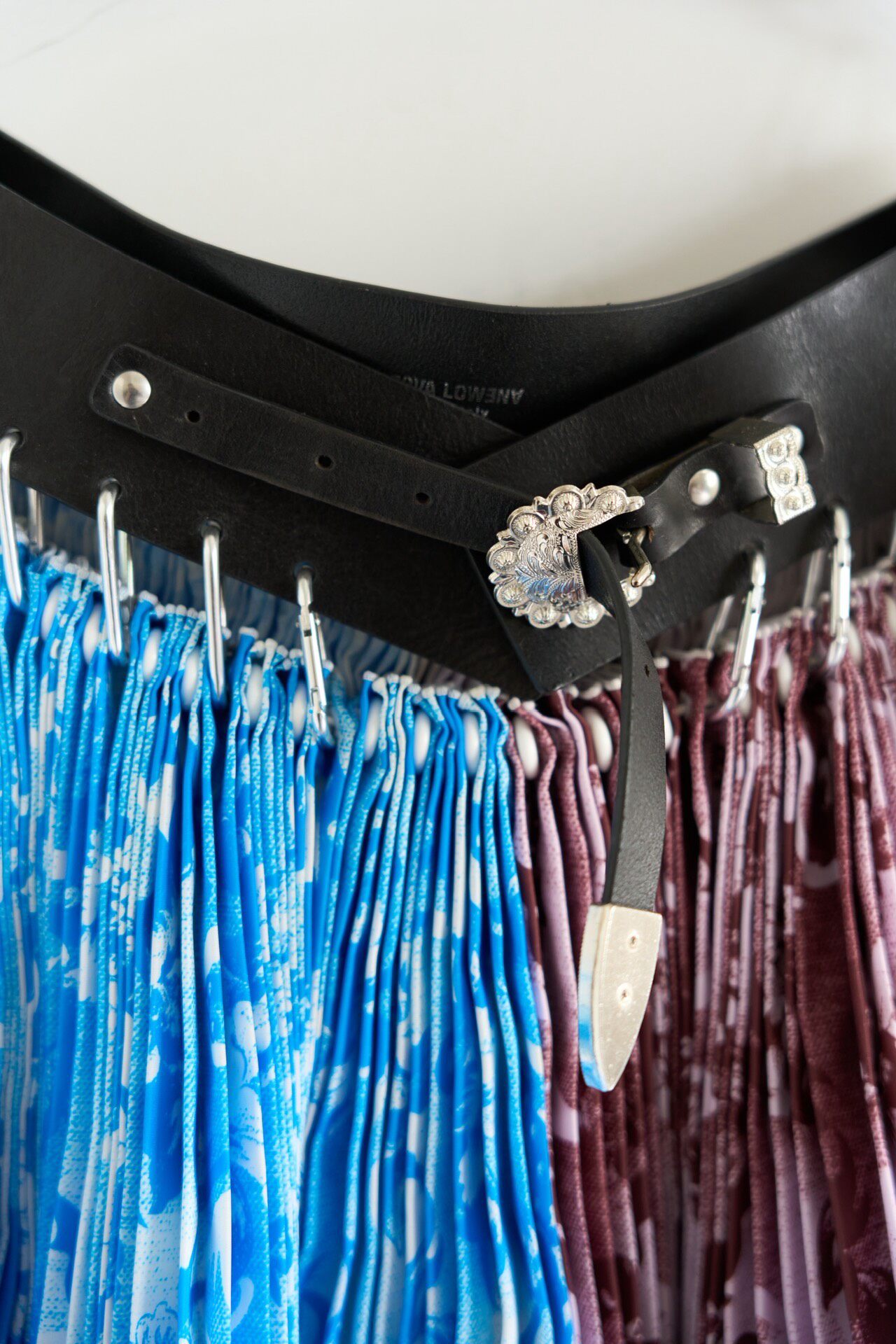 Chopova Lowena Multi Color Pleated Skirt — detail