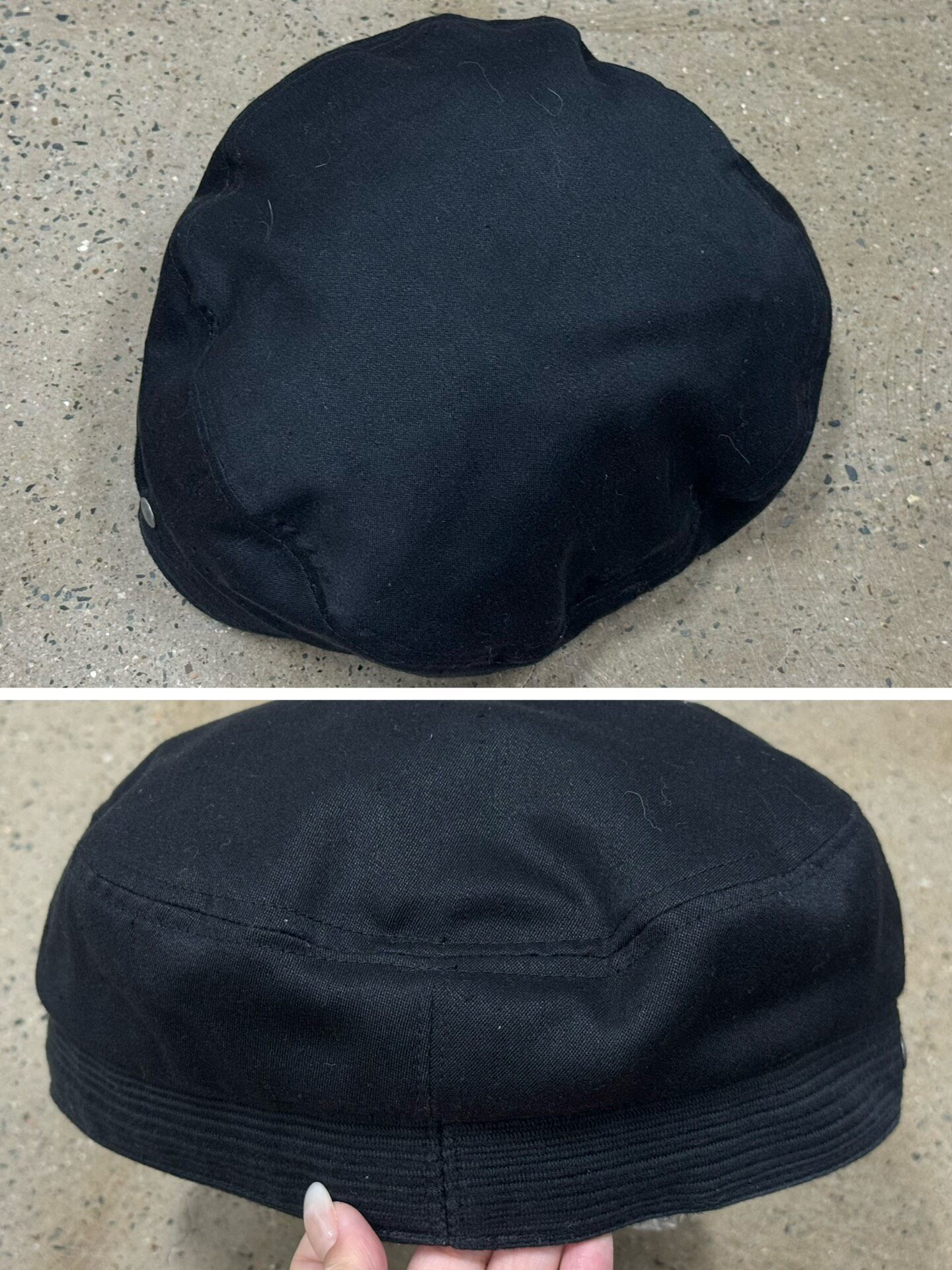 Visvim 20AW Biker Hat — label