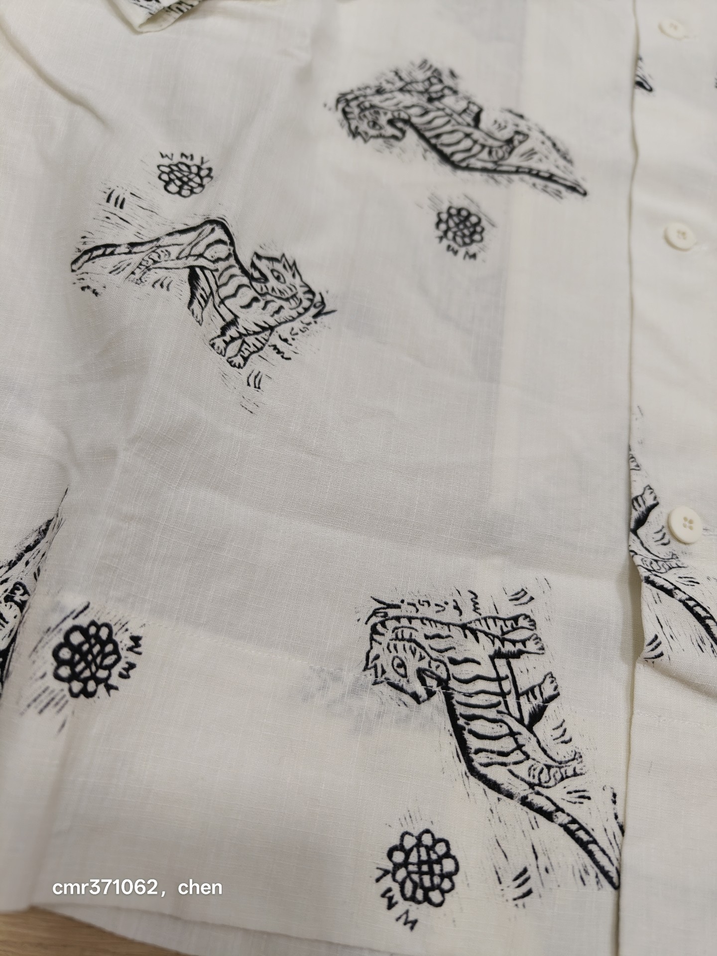 Visvim Copa Short-Sleeve Shirt 26SS — label
