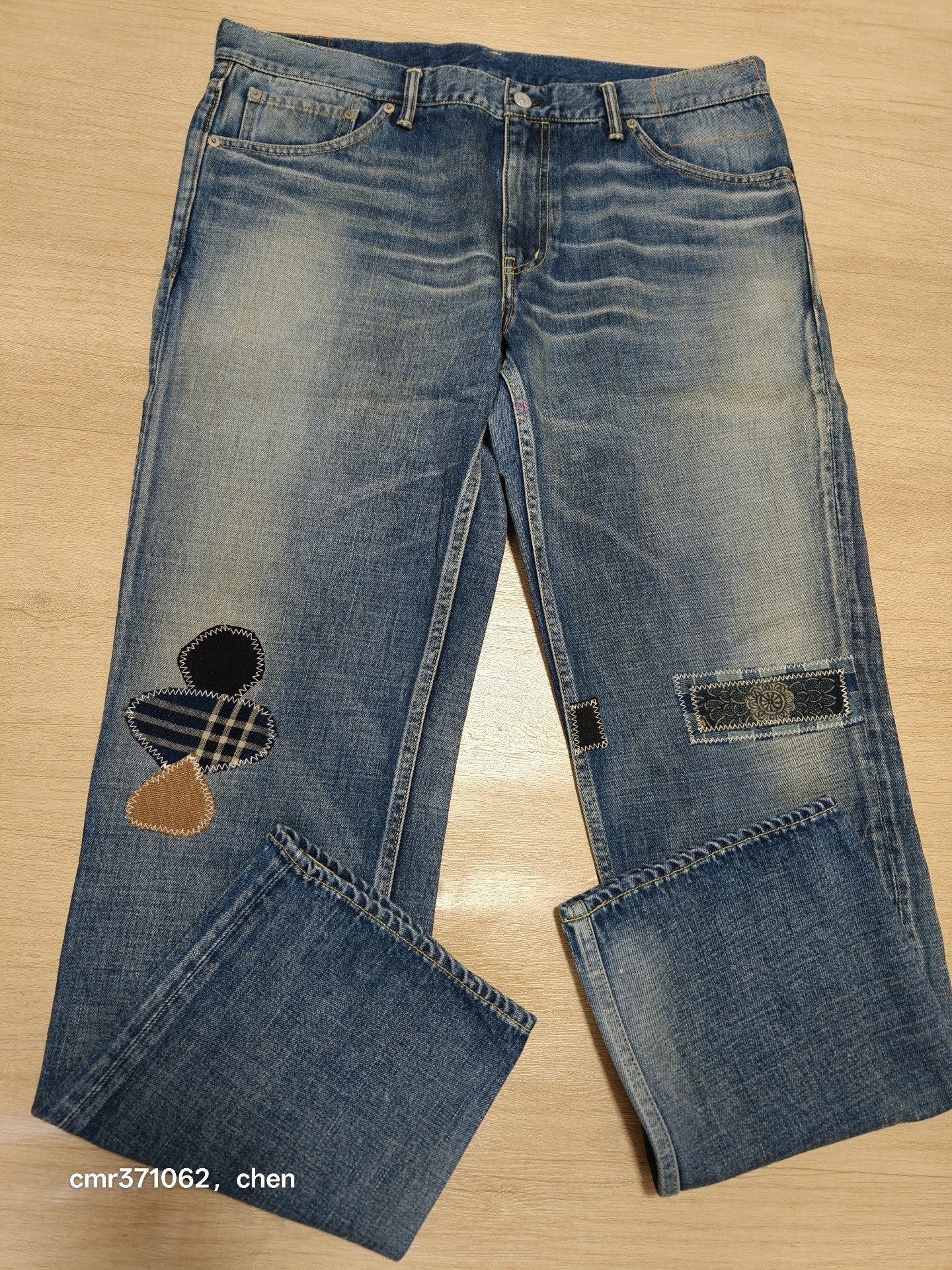 Visvim 19ss Spot D7 Denim Jeans — back