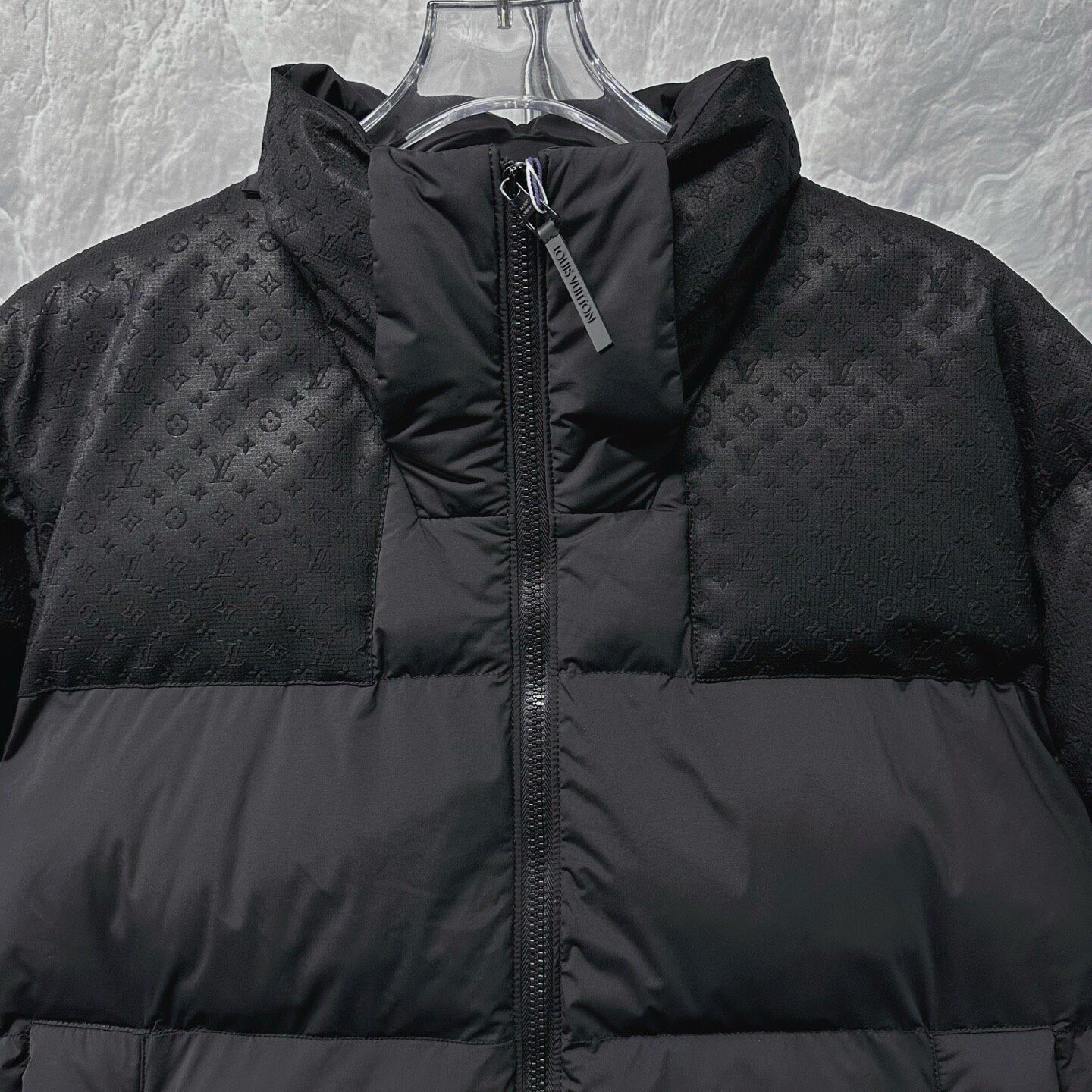 Louis Vuitton SS24 Hooded Puffer Jacket — detail