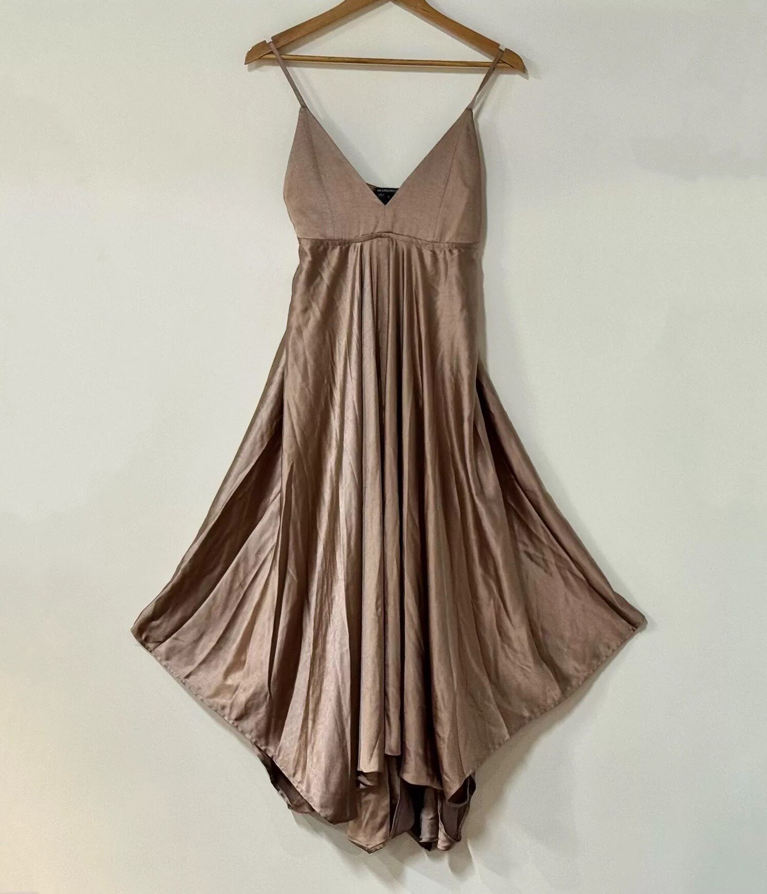Ann Demeulemeester Smoke Bronze Slip Dress