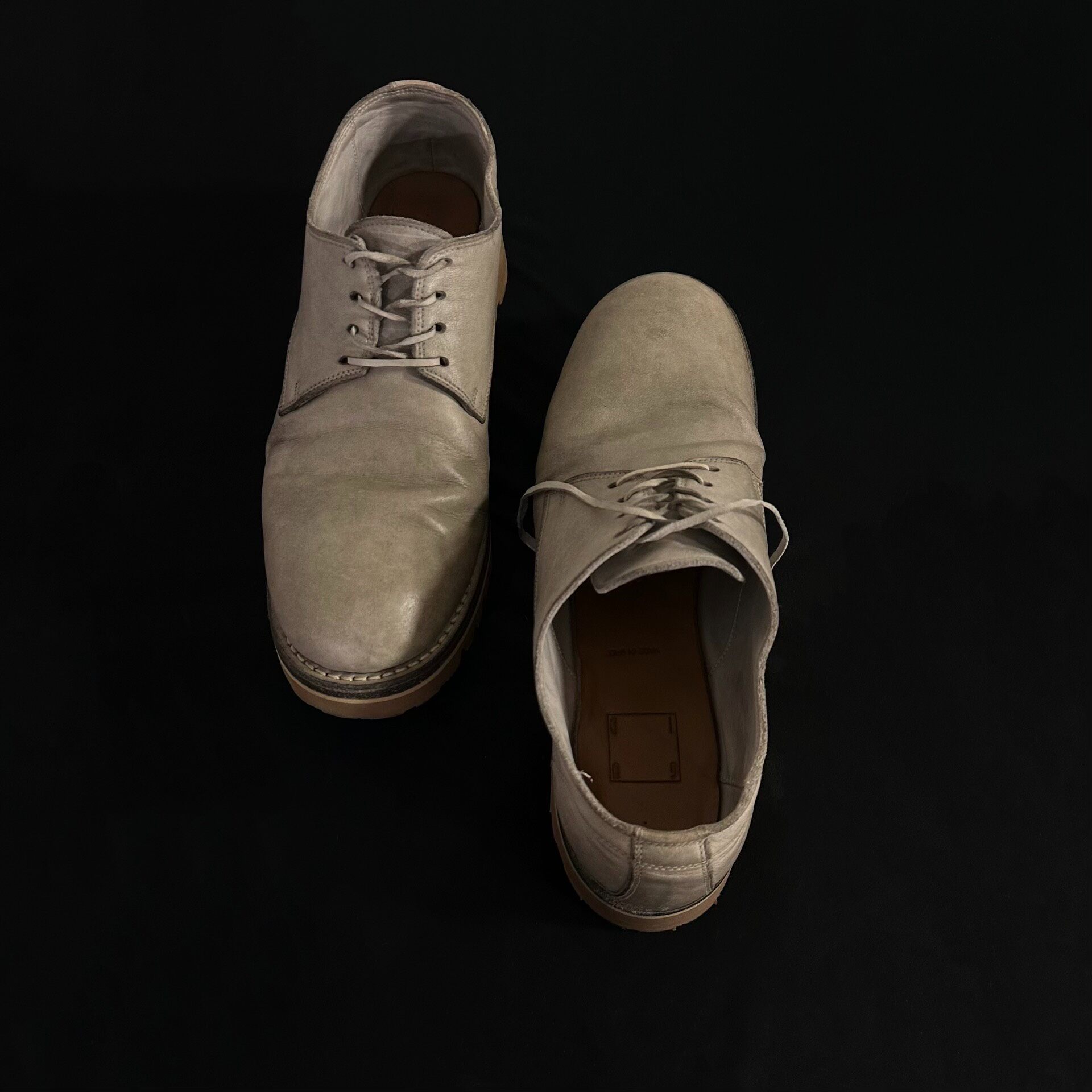 Guidi 792V Low Horse Leather Derby — back
