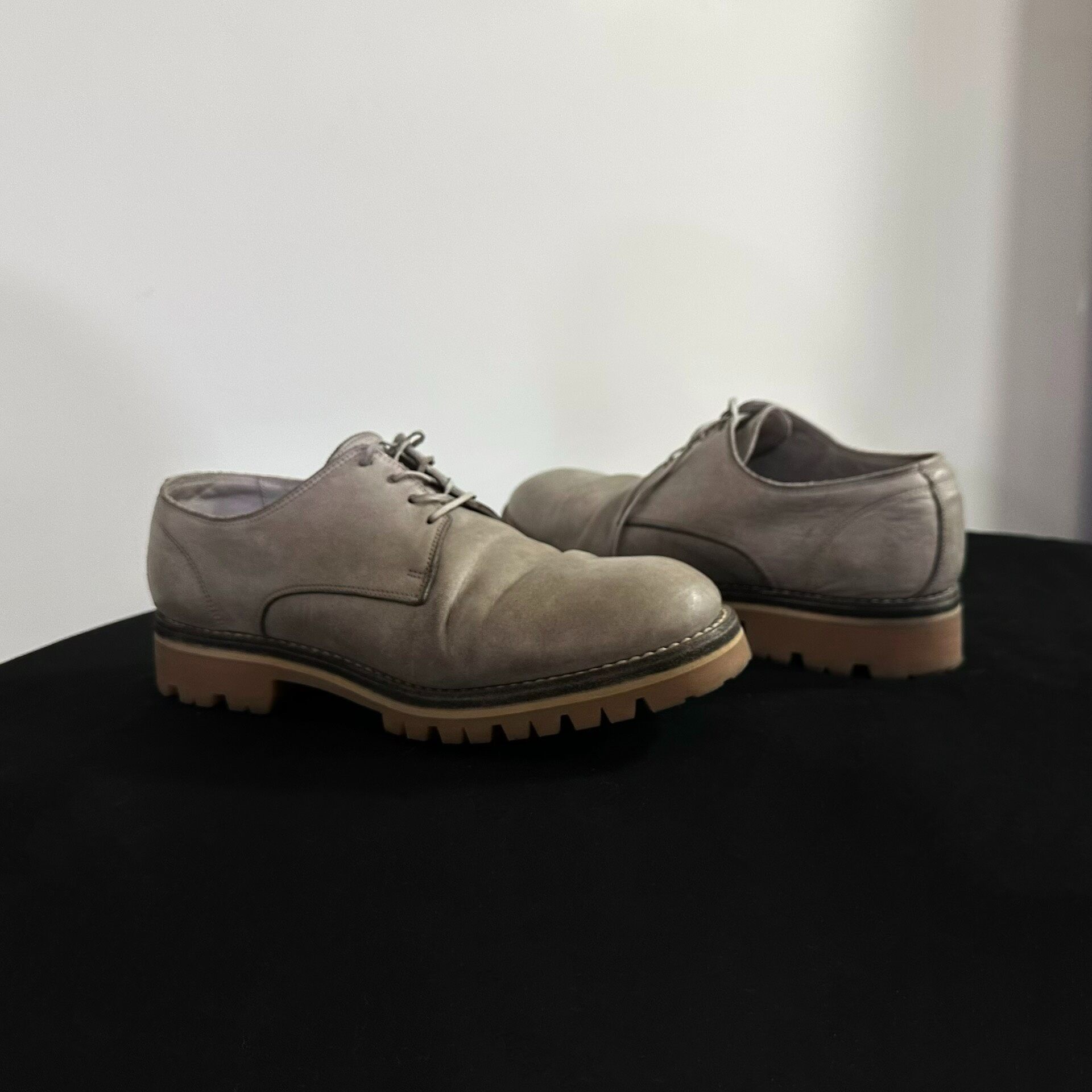 Guidi 792V Low Horse Leather Derby — detail