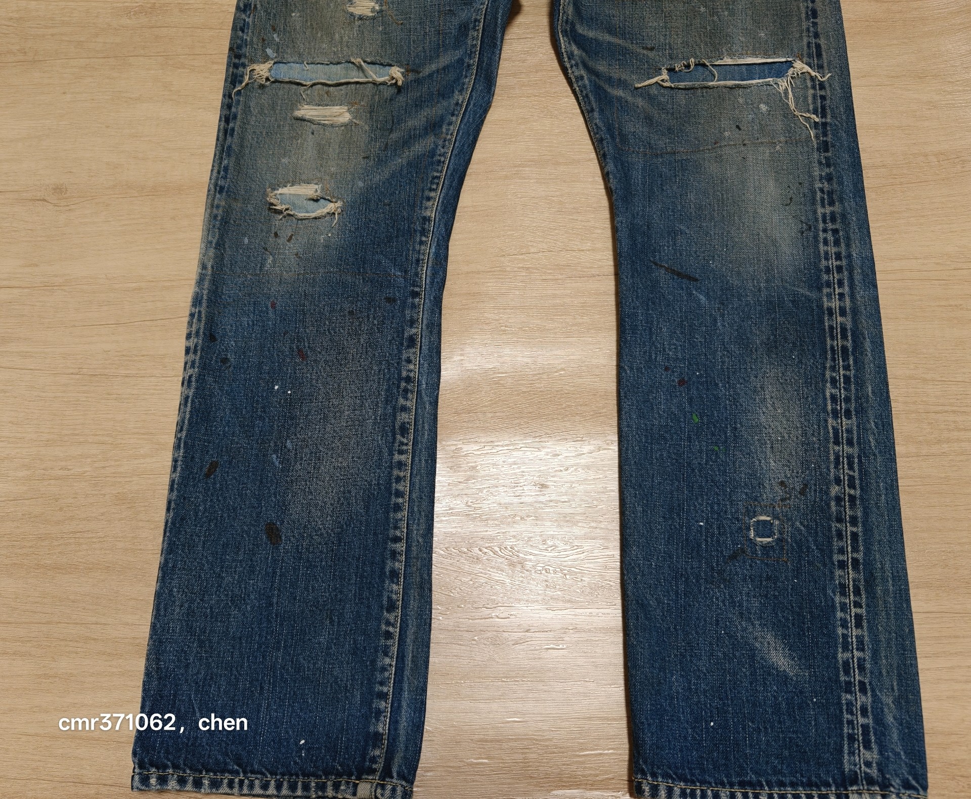 Visvim 18AW Social Sculpture Denim — label
