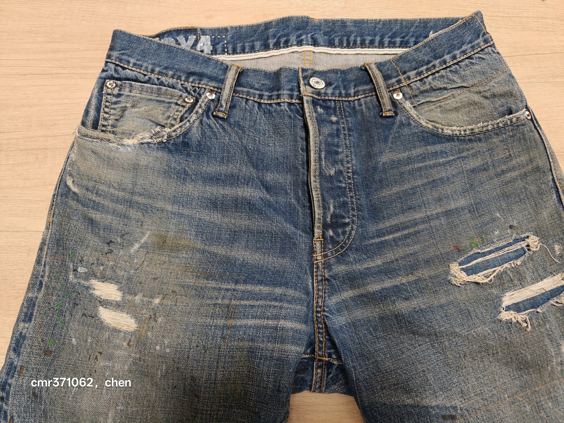 Visvim 18AW Social Sculpture Denim — detail