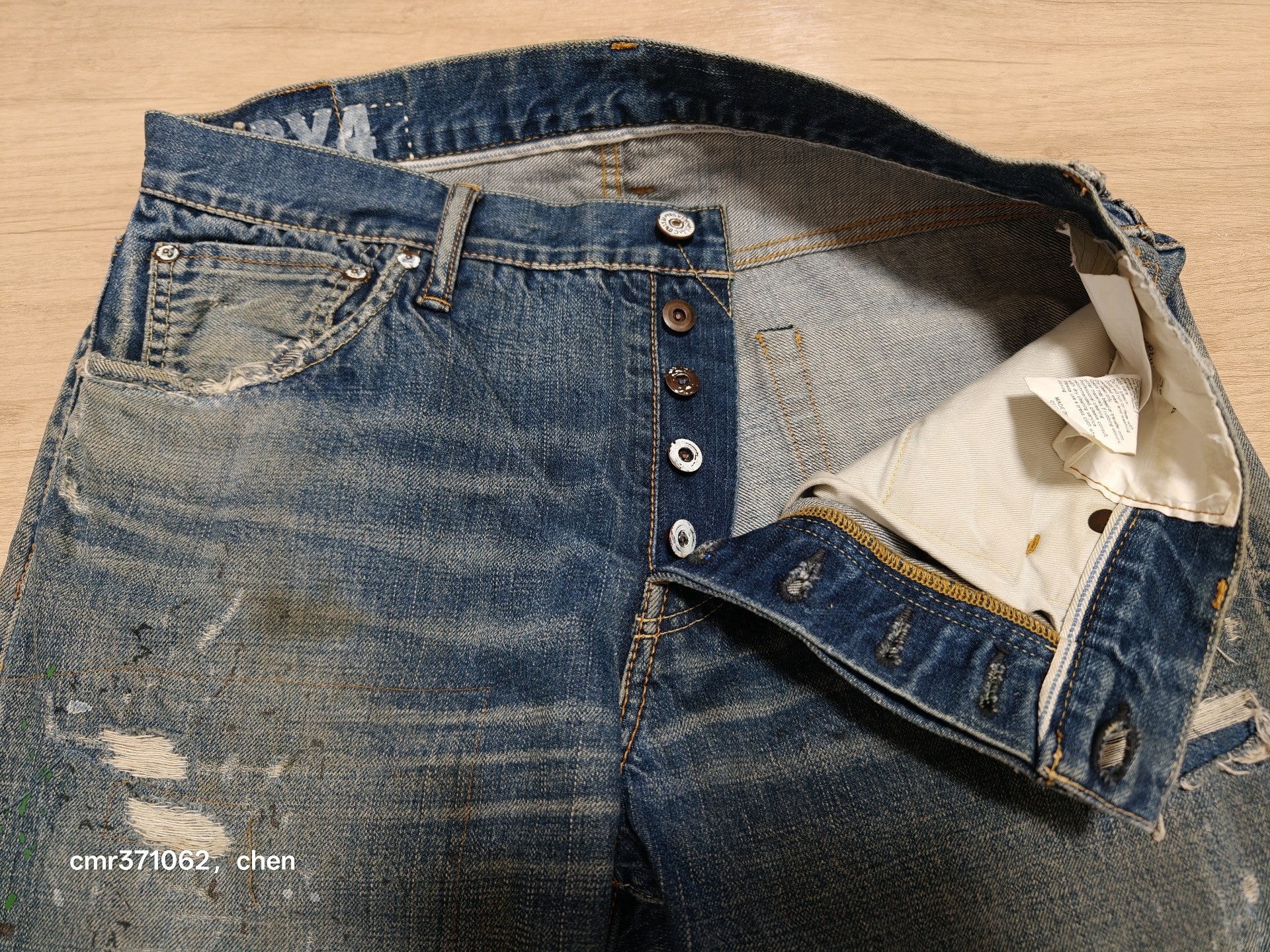 Visvim 18AW Social Sculpture Denim — back