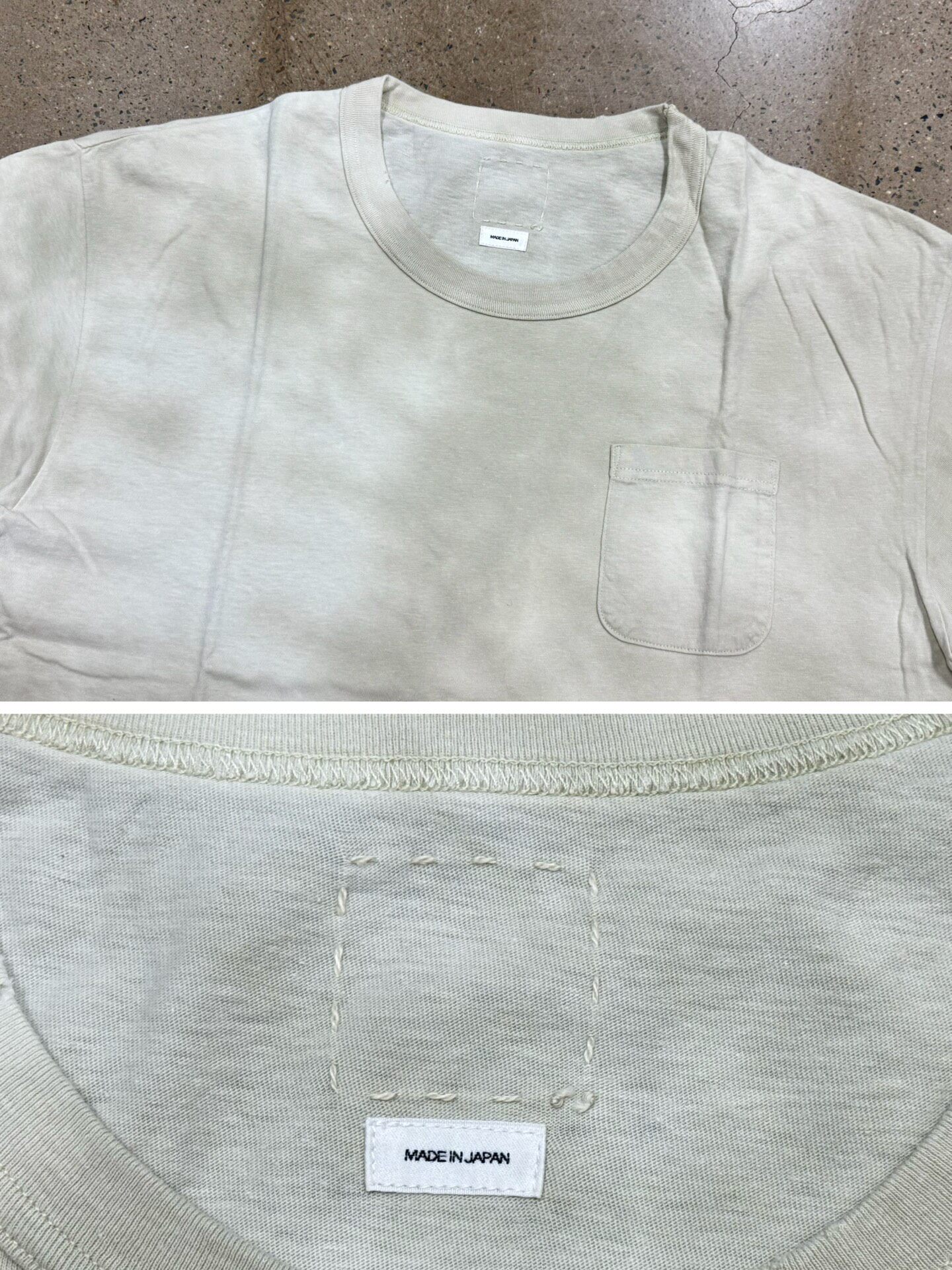 Visvim Jumbo Uneven Dye Short-Sleeve Tee — detail