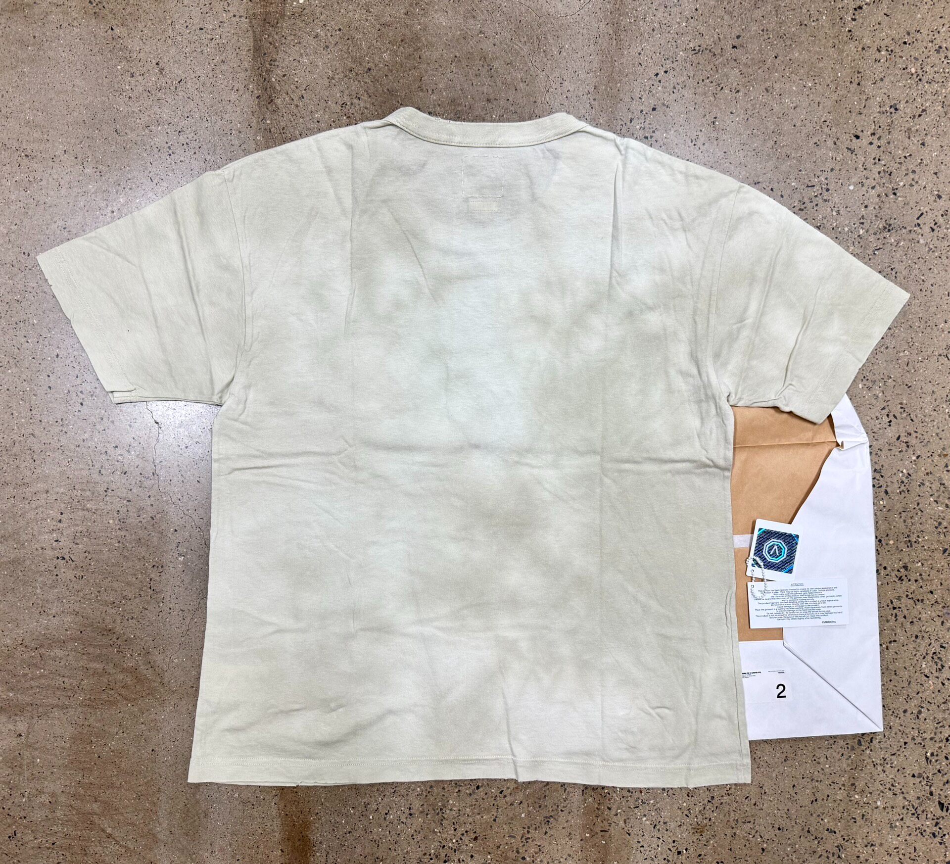 Visvim Jumbo Uneven Dye Short-Sleeve Tee — front