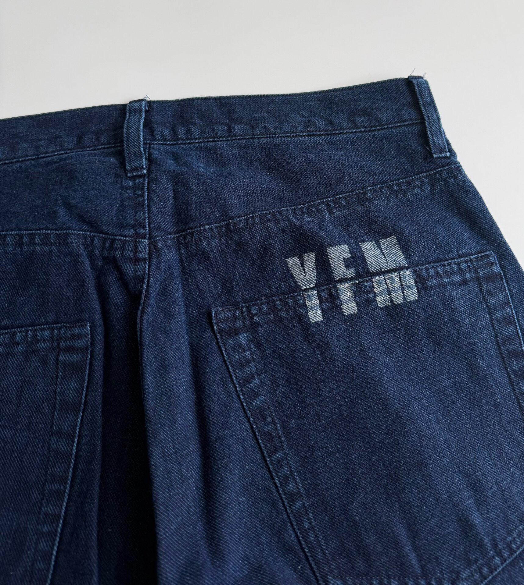 Y's for men Yohji Yamamoto Zip Denim Jeans — label