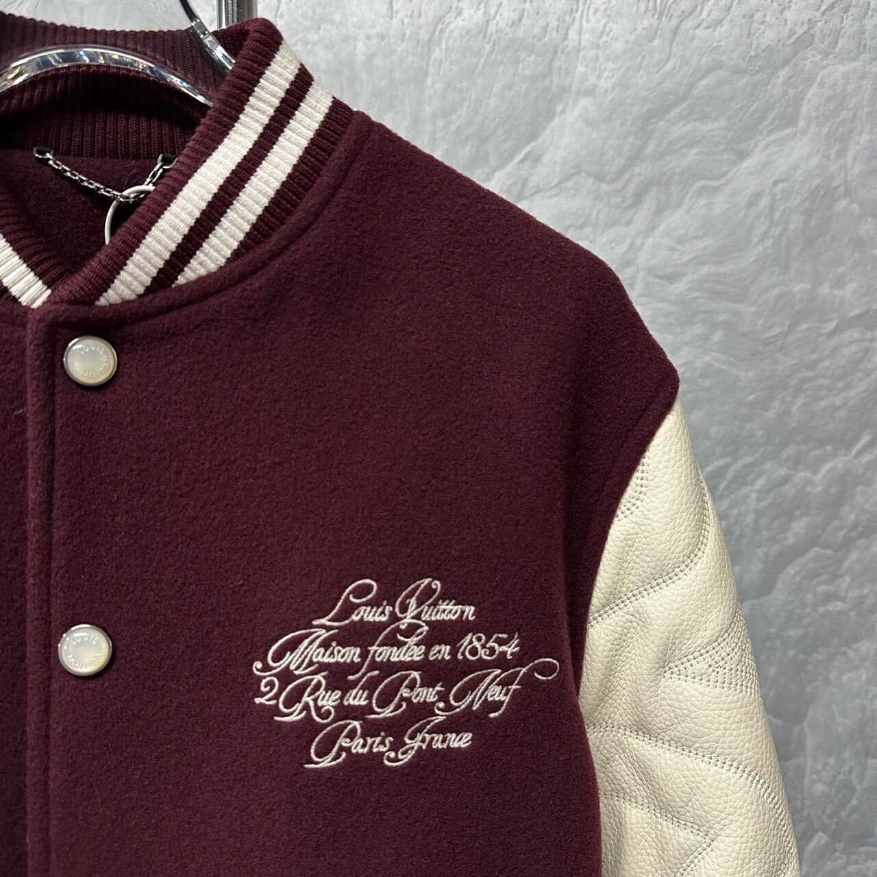 Louis Vuitton SS25 Varsity Jacket — back