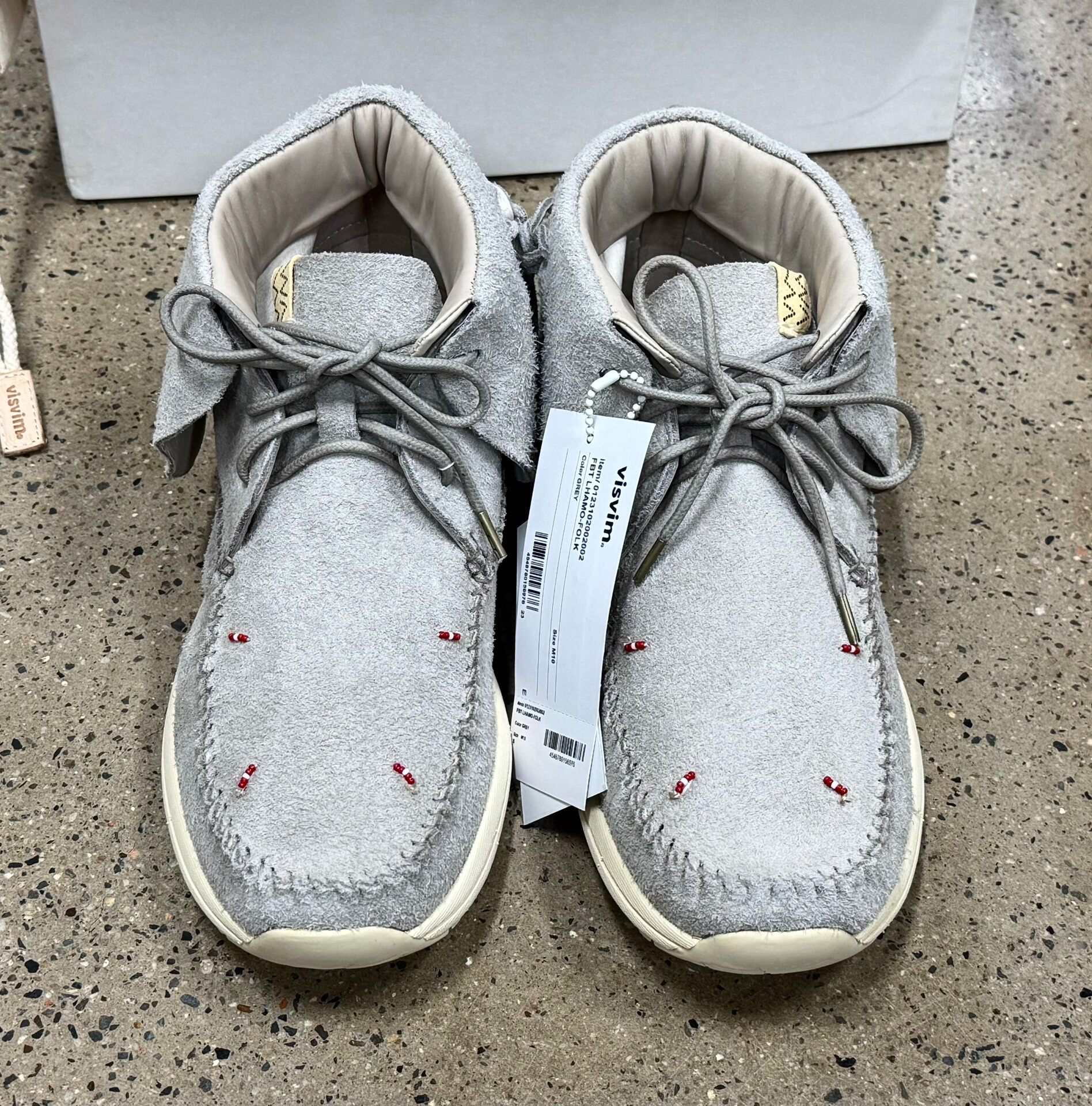 Visvim 23SS FBT Lhamo Suede Sneakers — front