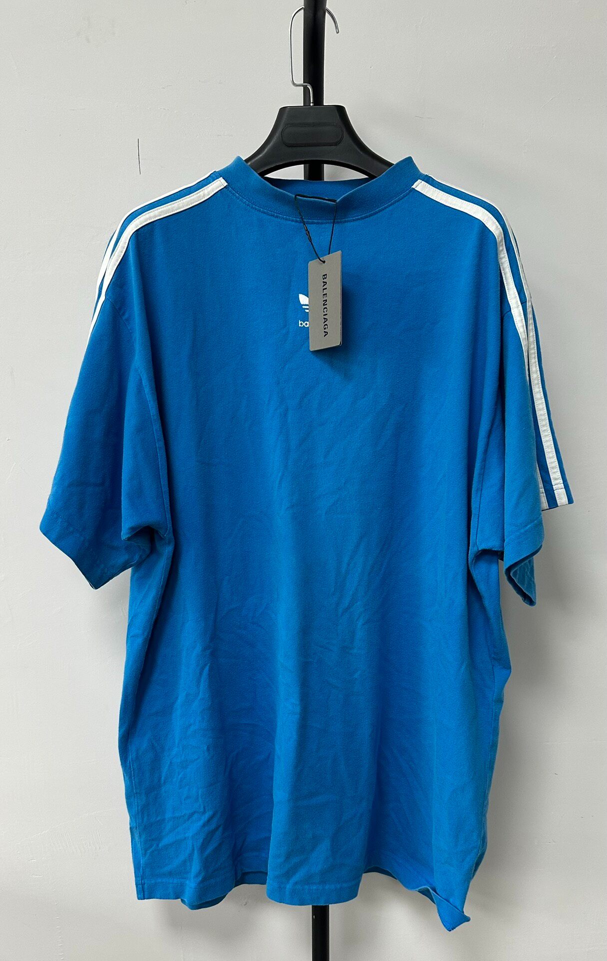 Balenciaga x Adidas Blue T-Shirt