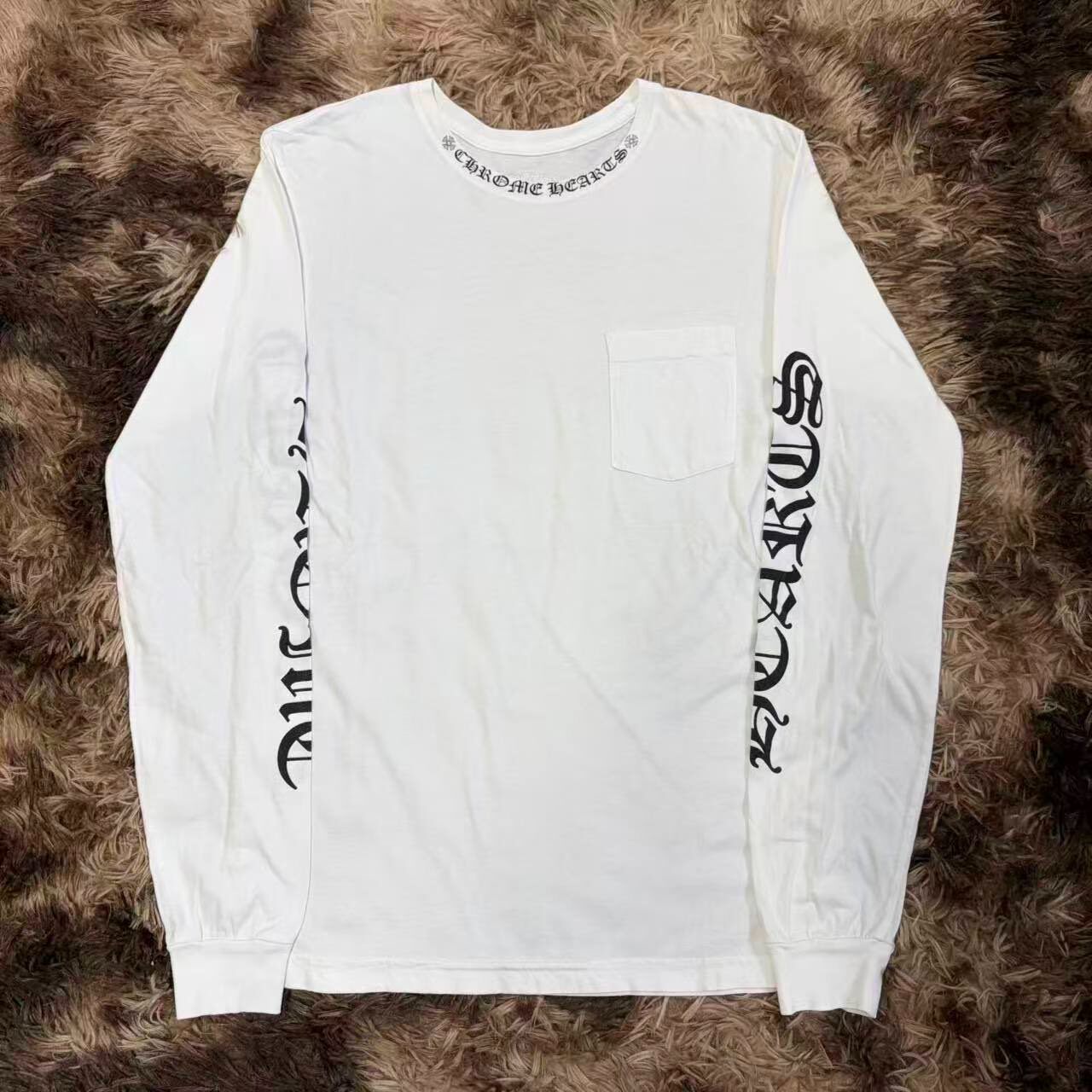 Chrome Hearts White Long-sleeve Top