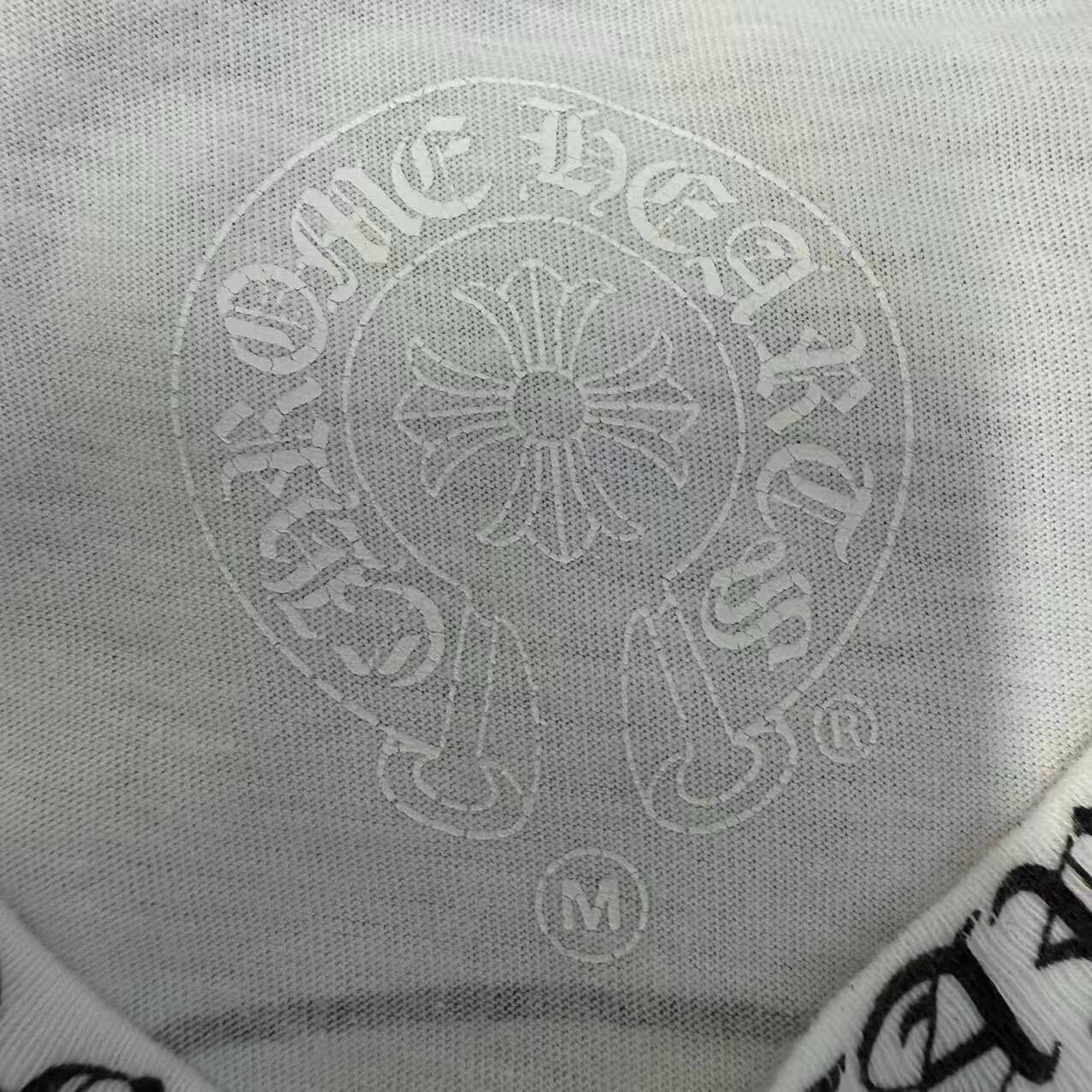 Chrome Hearts White Long-Sleeve T-Shirt — detail