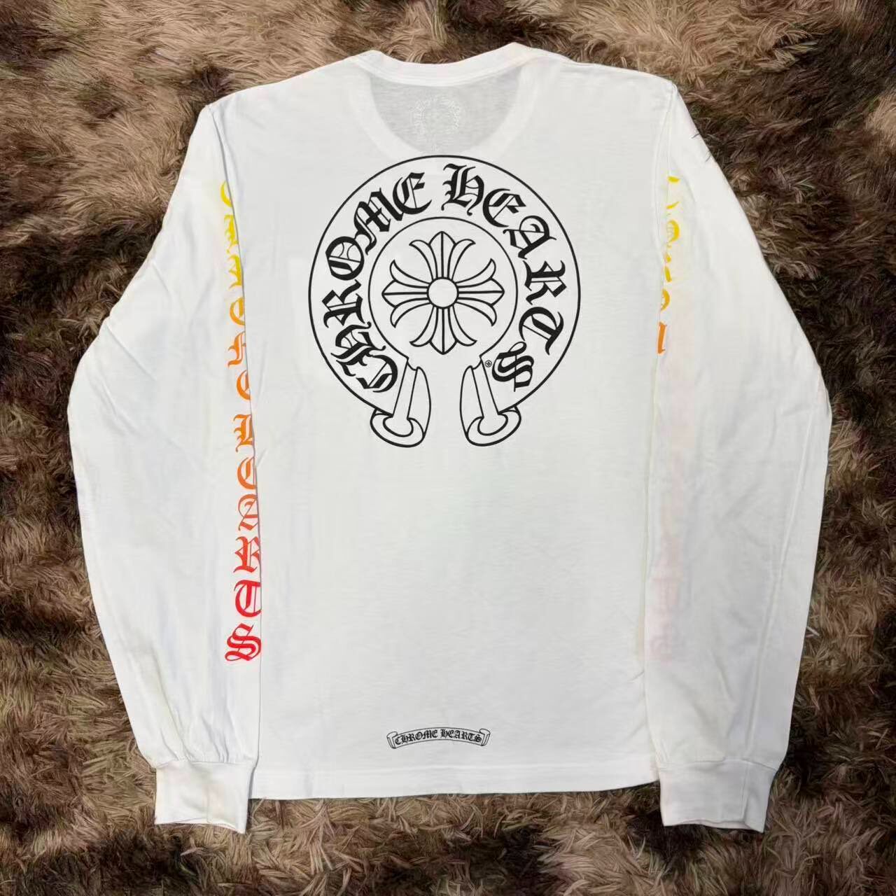 Chrome Hearts White Long-Sleeve T-Shirt — front