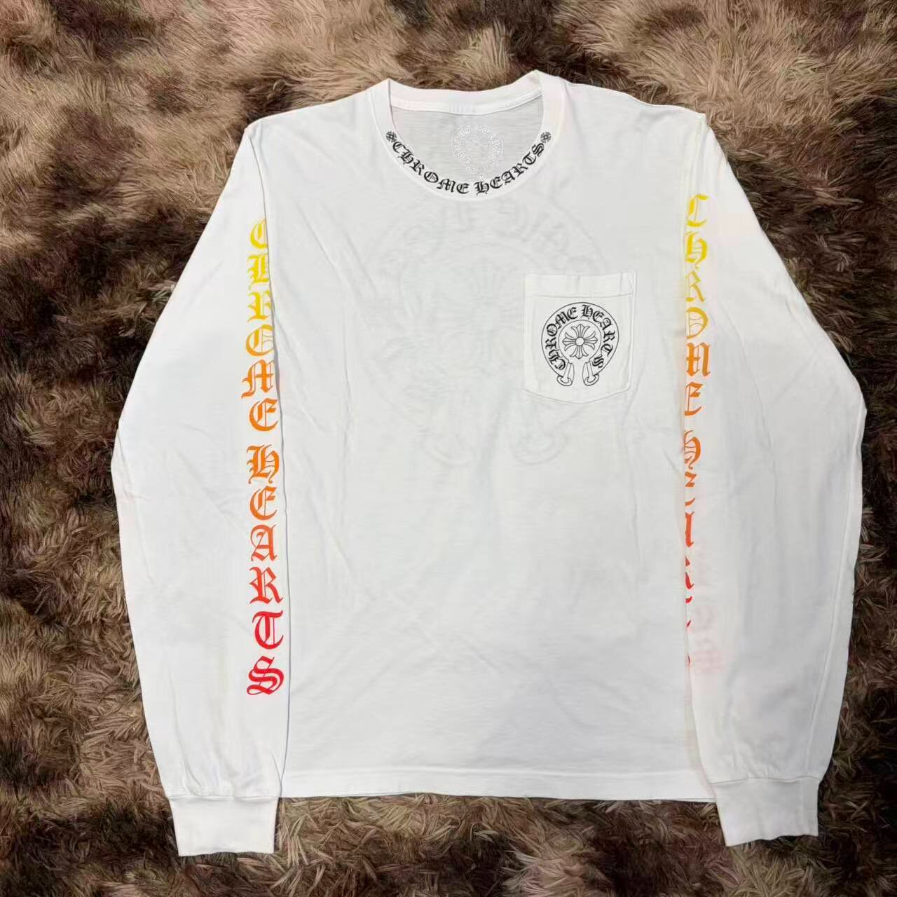 Chrome Hearts White Long-Sleeve T-Shirt