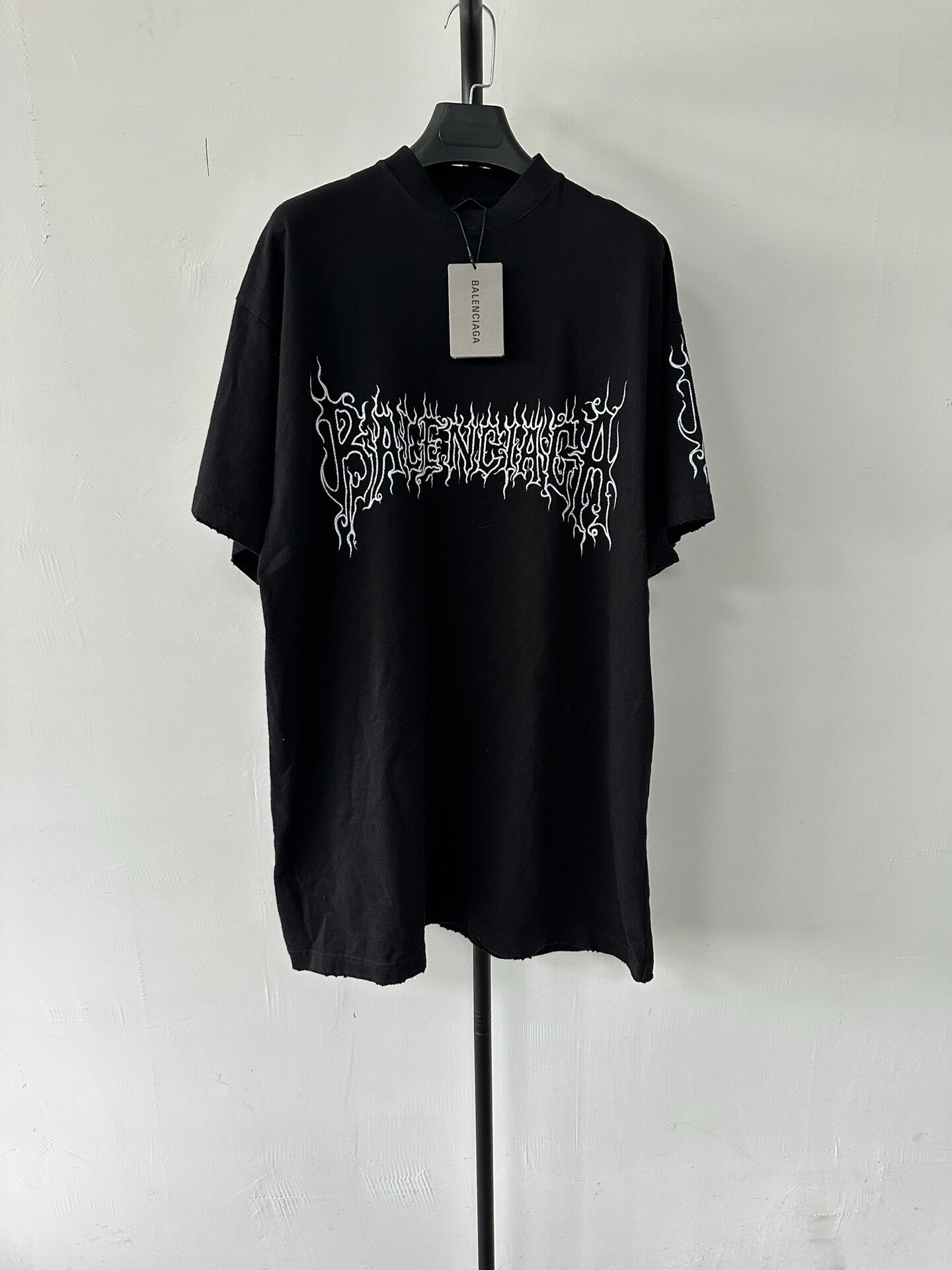 Balenciaga Loose Black Short-Sleeve T-Shirt