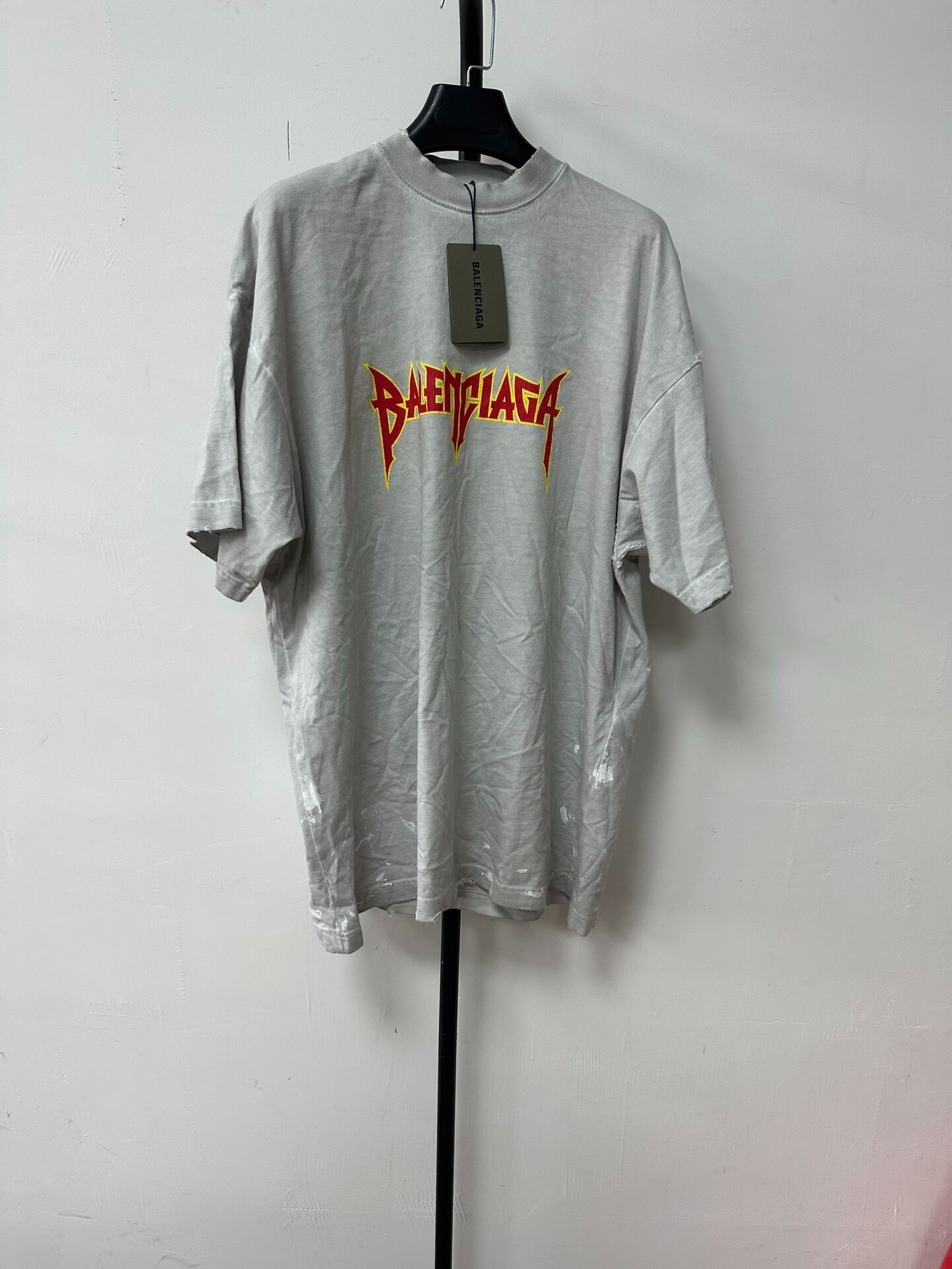 Balenciaga Metallica Rock Band T-Shirt