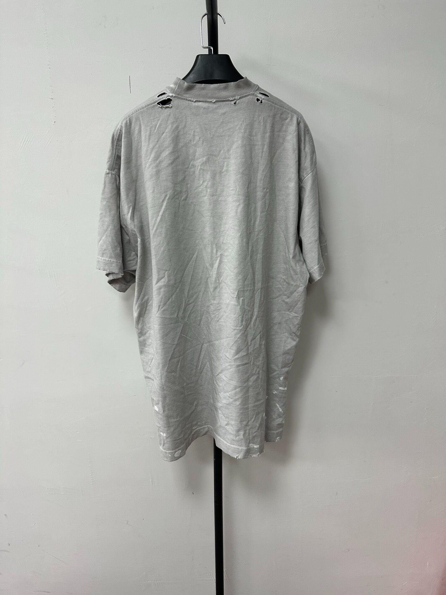 Balenciaga Metallica Rock Band T-Shirt — front