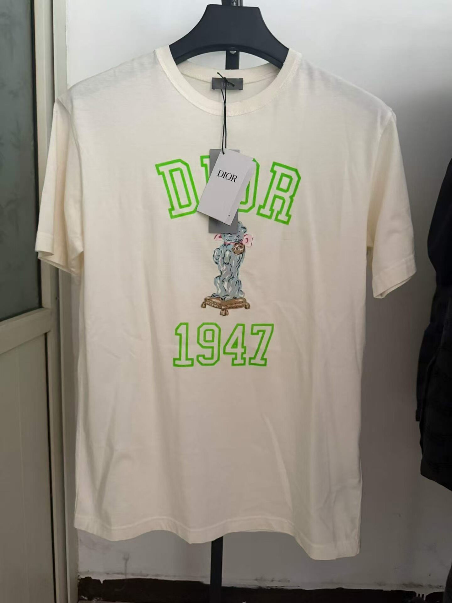 Dior Cream White Short Sleeve T-Shirt